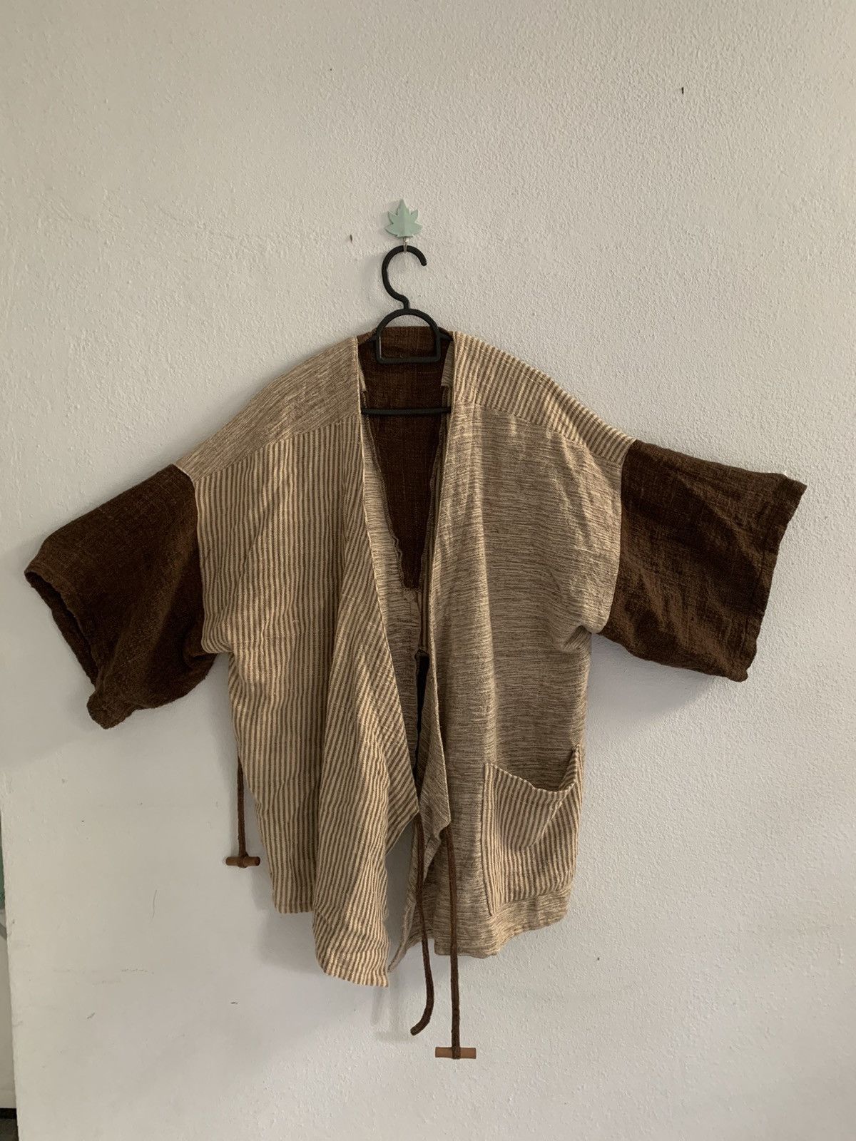 Vintage Vintage Japanese Burlap Kimono Cardigan Size US L / EU 52-54 / 3 - 3 Thumbnail