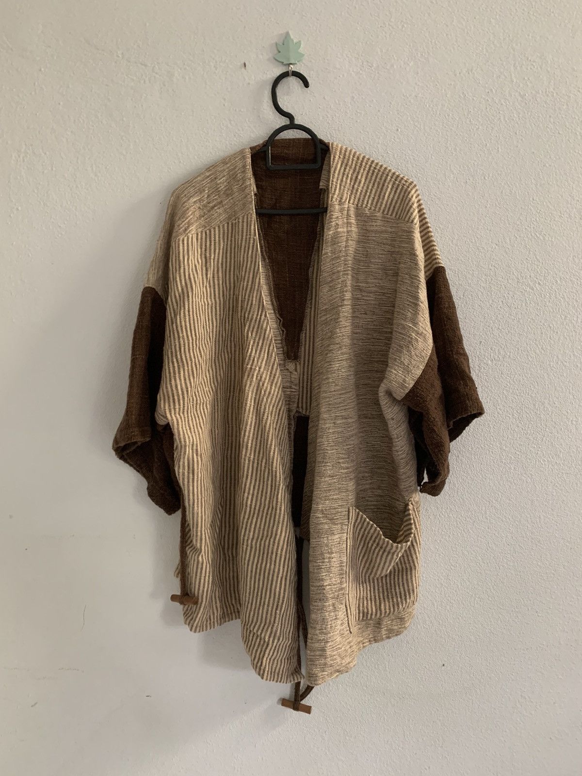 Vintage Vintage Japanese Burlap Kimono Cardigan Size US L / EU 52-54 / 3 - 1 Thumbnail