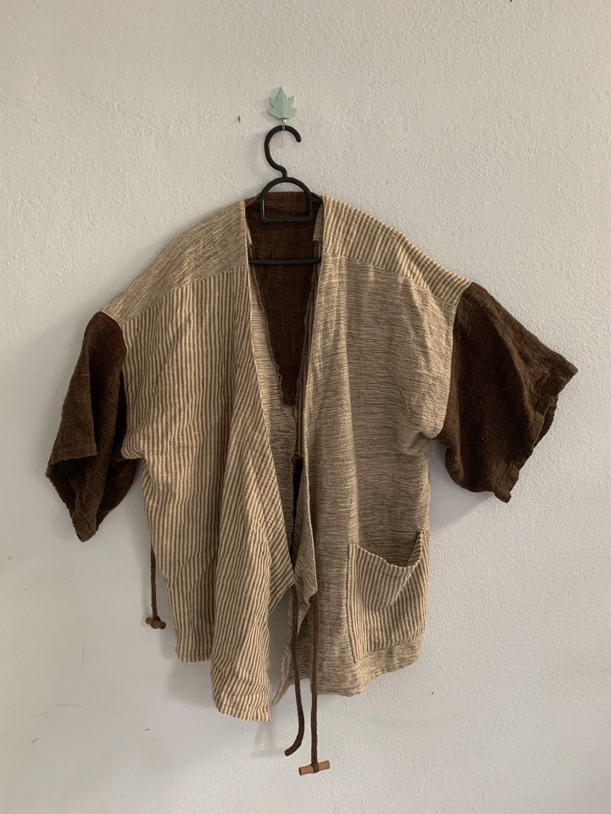 Vintage Vintage Japanese Burlap Kimono Cardigan Size US L / EU 52-54 / 3 - 2 Thumbnail