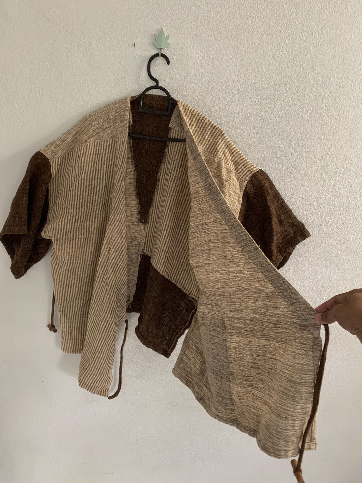 Vintage Vintage Japanese Burlap Kimono Cardigan Size US L / EU 52-54 / 3 - 5 Thumbnail