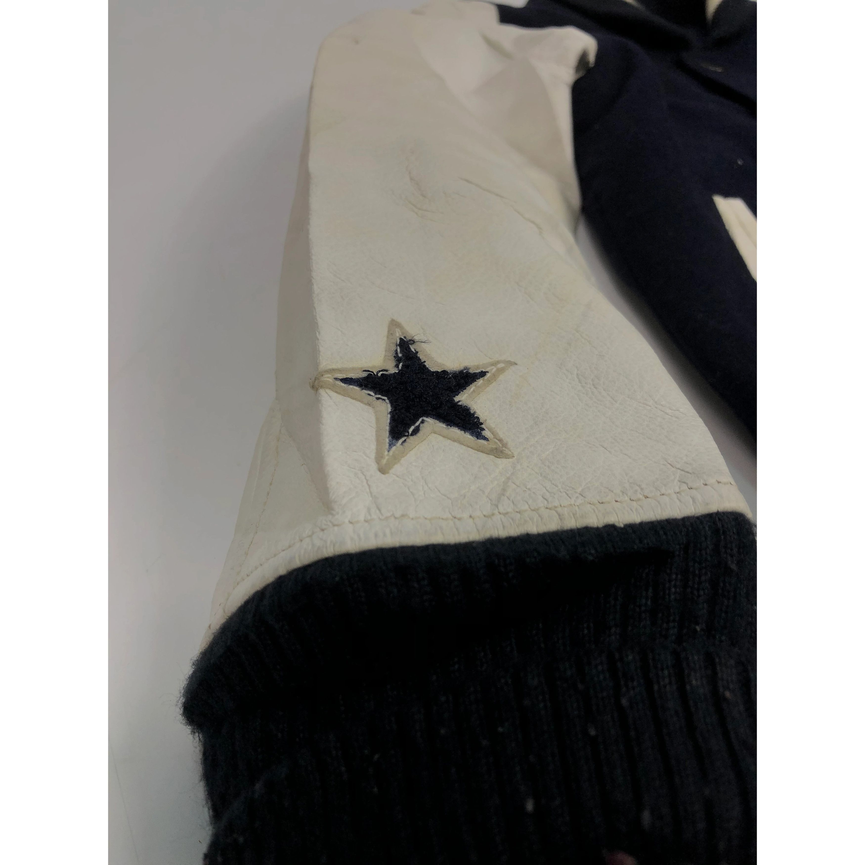 Japanese Brand Vintage Varsity Japanese Brand Leather Sleeve V0118 Size US S / EU 44-46 / 1 - 7 Thumbnail