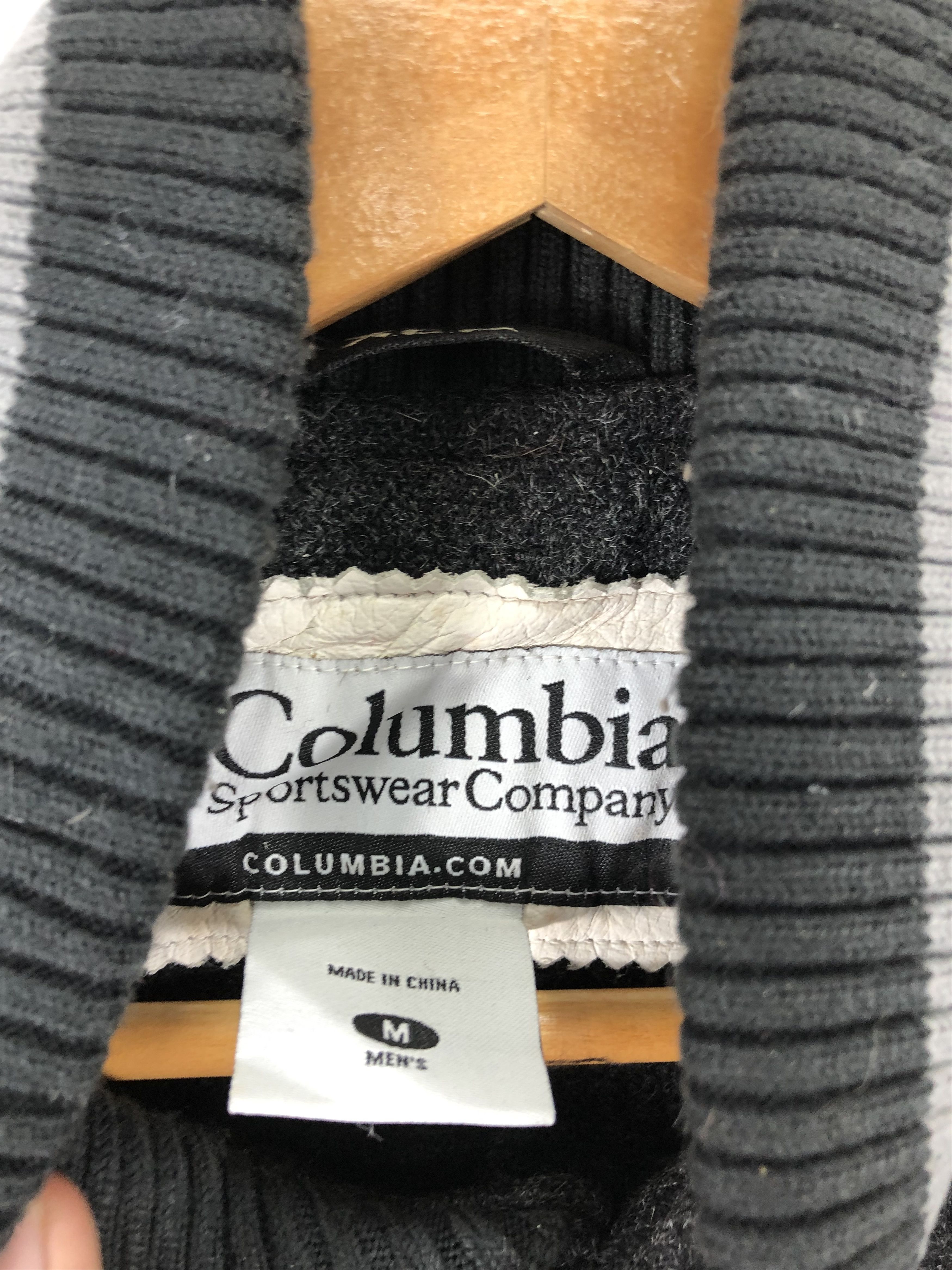 Columbia Vintage Columbia Sleeve Leather Varsity Jacket V0229 Size US M / EU 48-50 / 2 - 8 Thumbnail