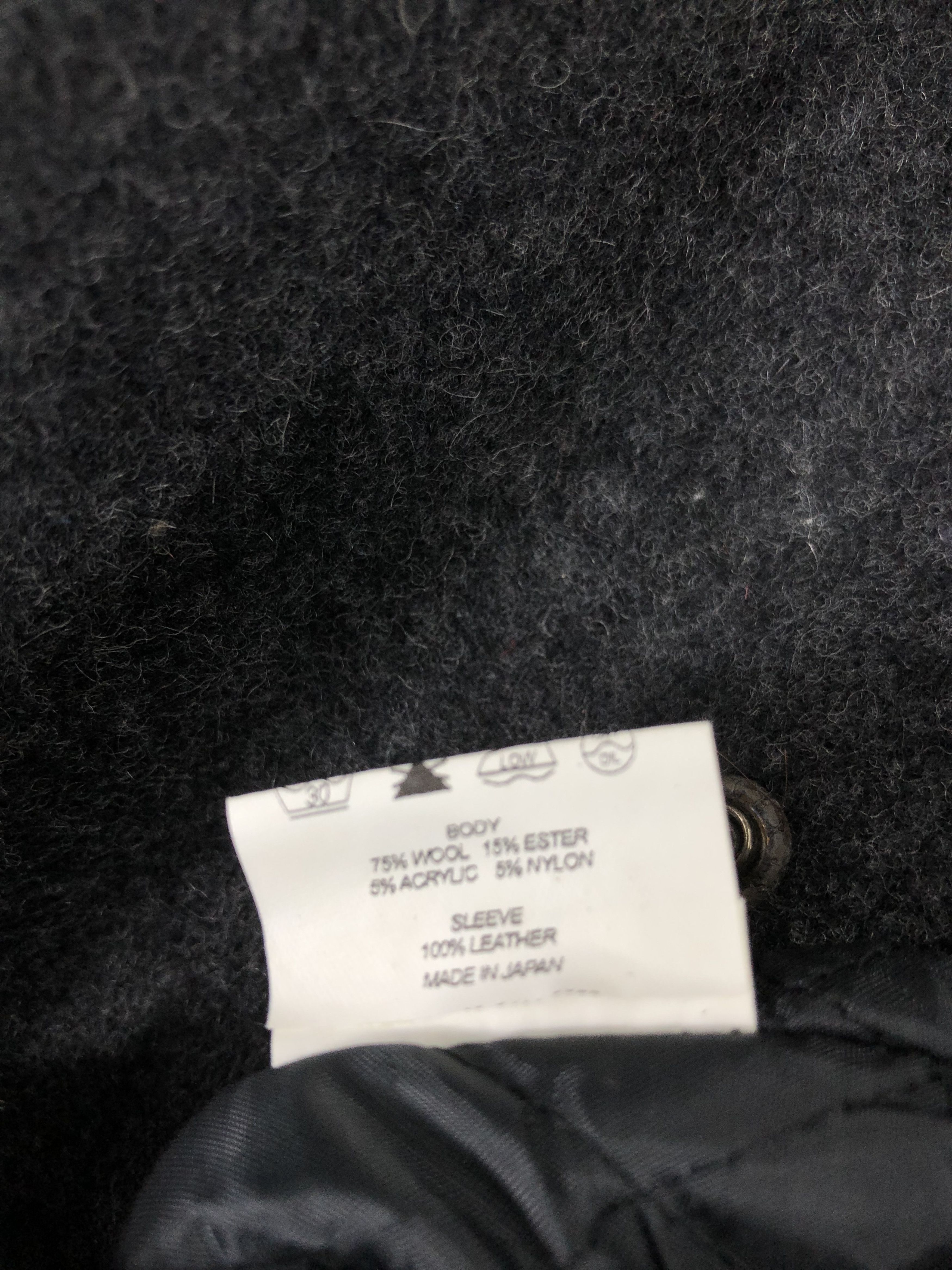 Vintage Vintage 90s Yuka Shimofusa Varsity Jacket Leather Wool V0231 Size US L / EU 52-54 / 3 - 10 Thumbnail