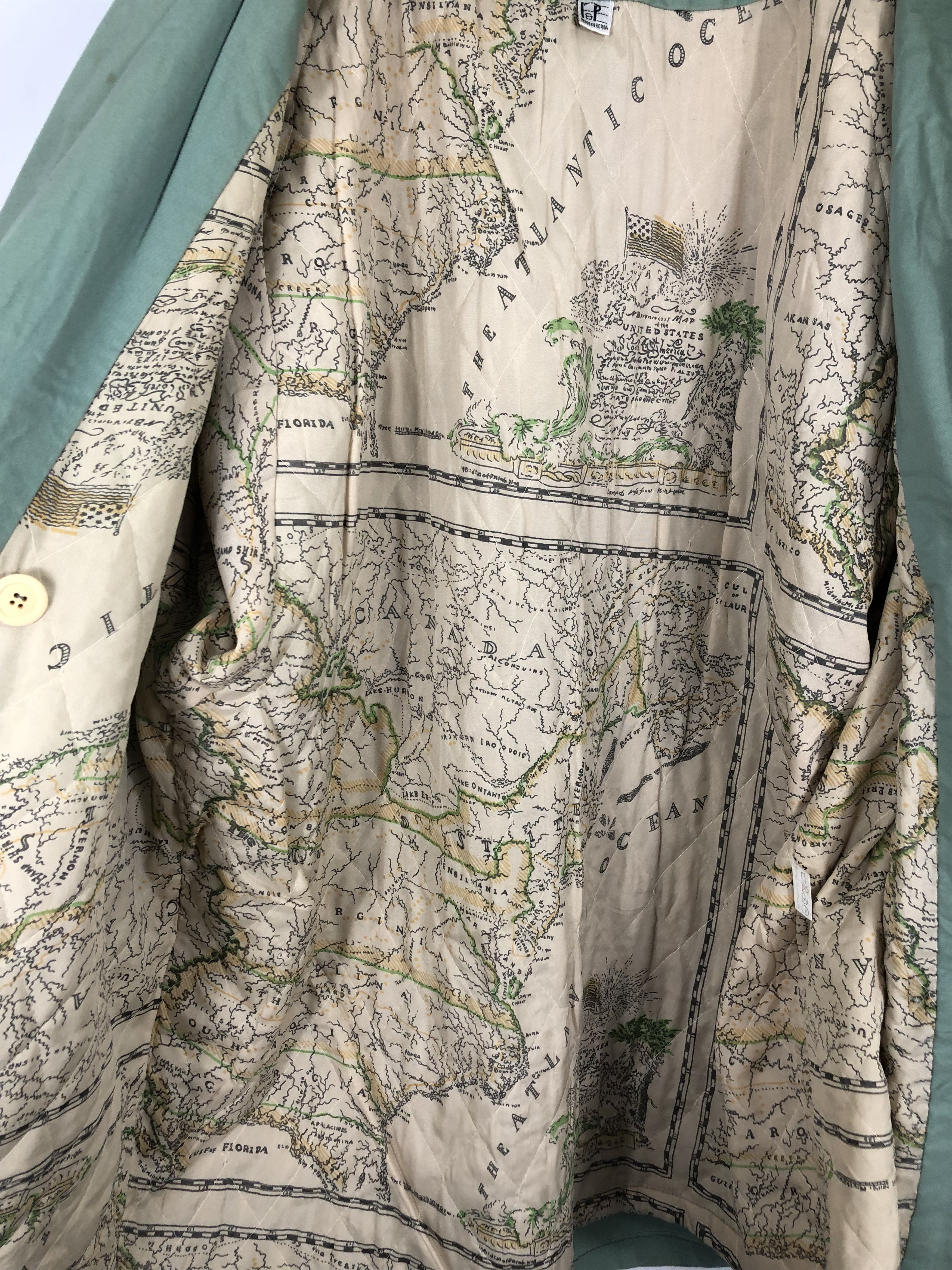 Vintage Vintage 90s World Map Style Jacket Parka J0451 Size US L / EU 52-54 / 3 - 13 Thumbnail