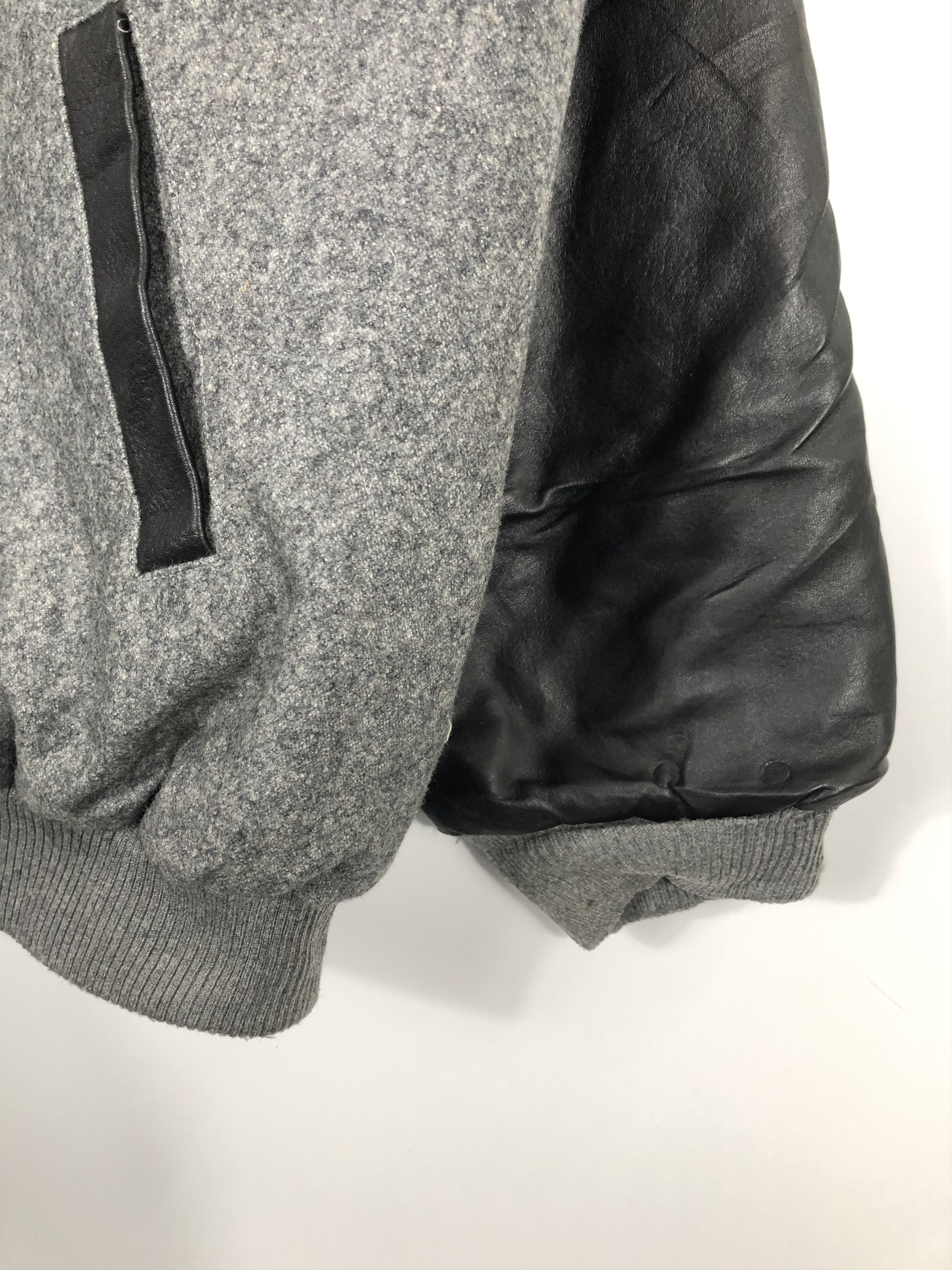 Japanese Brand Japanese Varsity Jacket Leather Sleeve V0204 Size US XXL / EU 58 / 5 - 6 Thumbnail