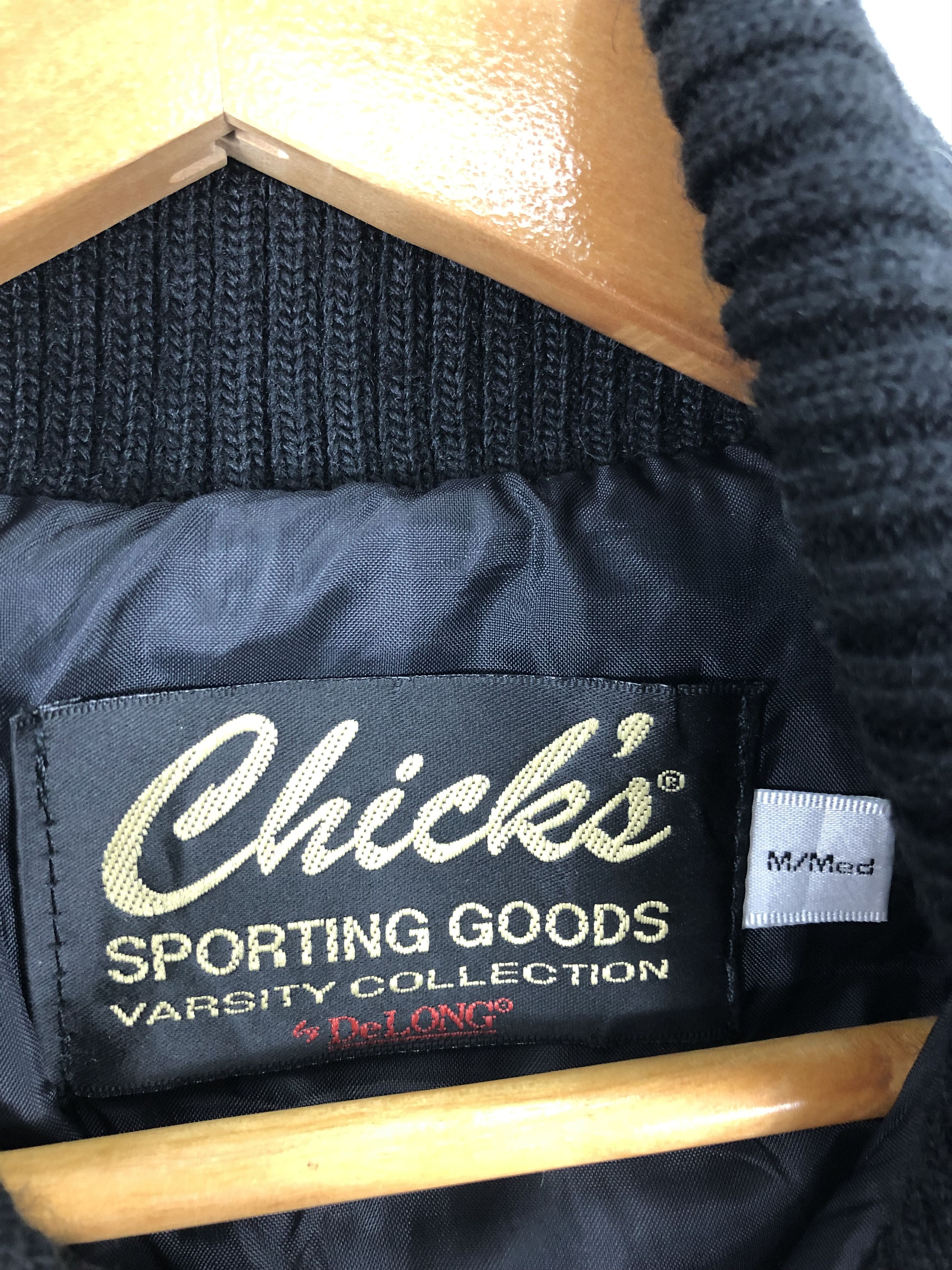 Vintage Vintage 90s O.C Black Sox Varsity Sleeve Leather V0234 Size US M / EU 48-50 / 2 - 9 Thumbnail