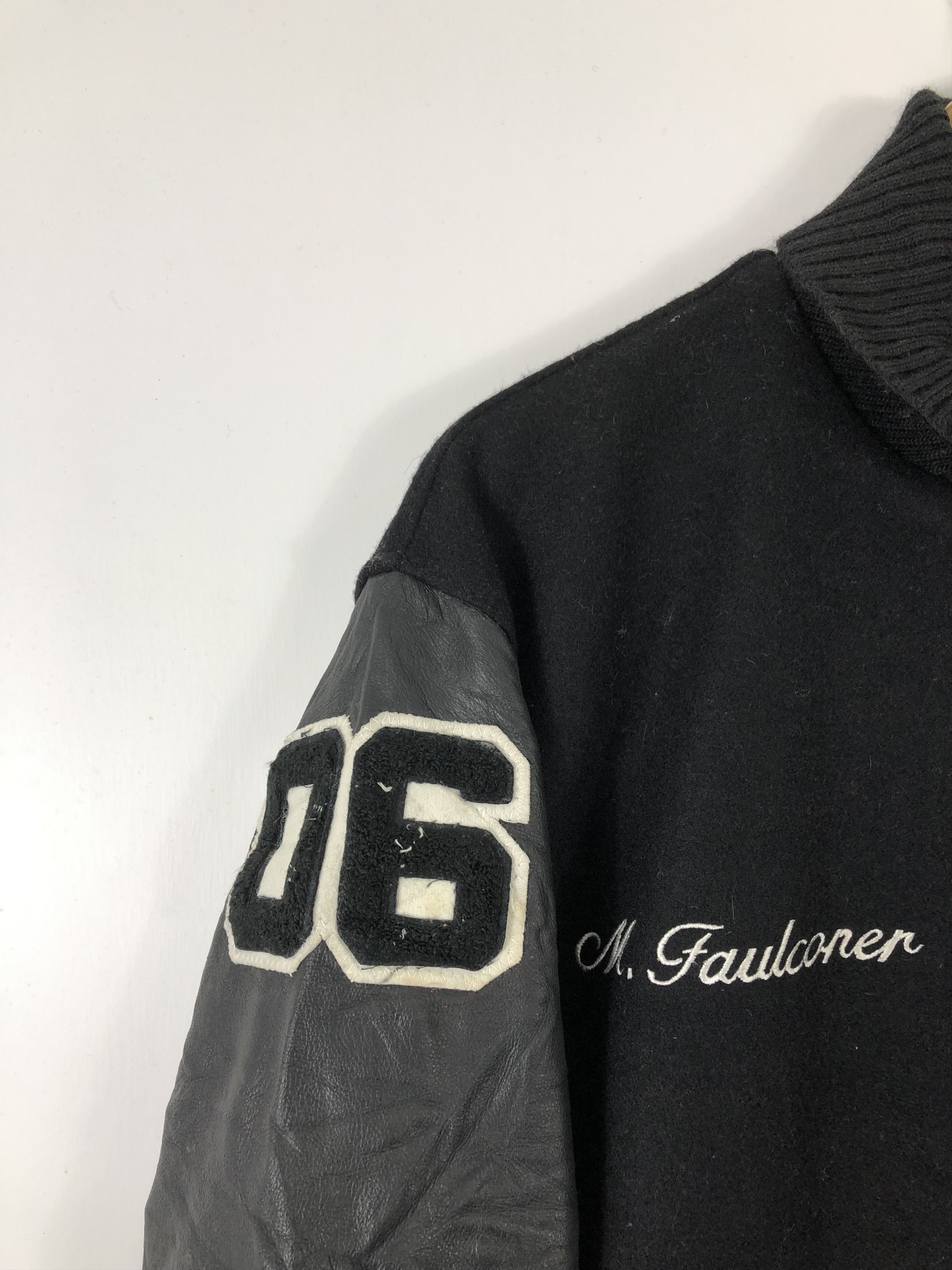 Vintage Vintage 90s O.C Black Sox Varsity Sleeve Leather V0234 Size US M / EU 48-50 / 2 - 7 Thumbnail
