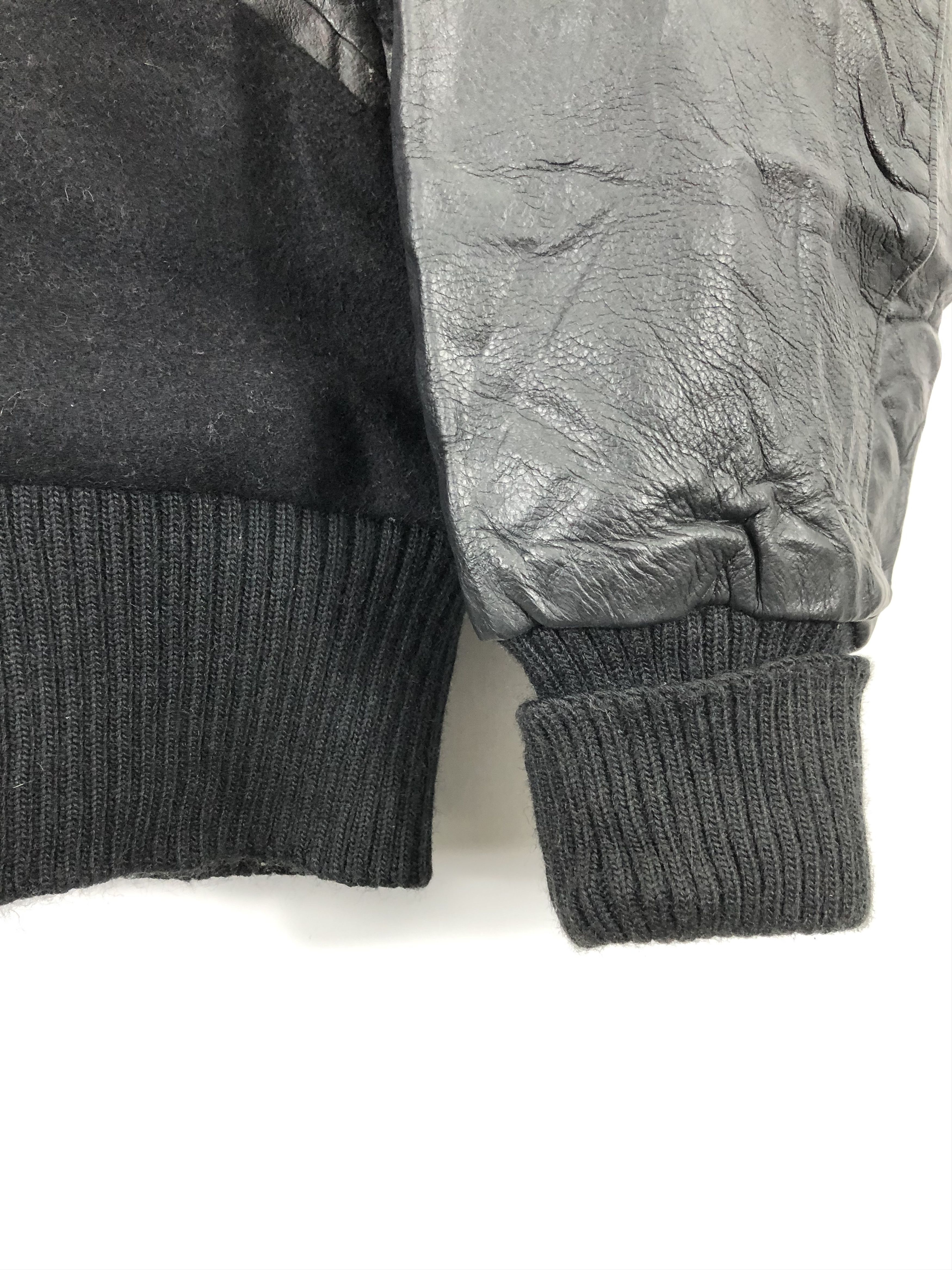 Vintage Vintage 90s O.C Black Sox Varsity Sleeve Leather V0234 Size US M / EU 48-50 / 2 - 6 Thumbnail