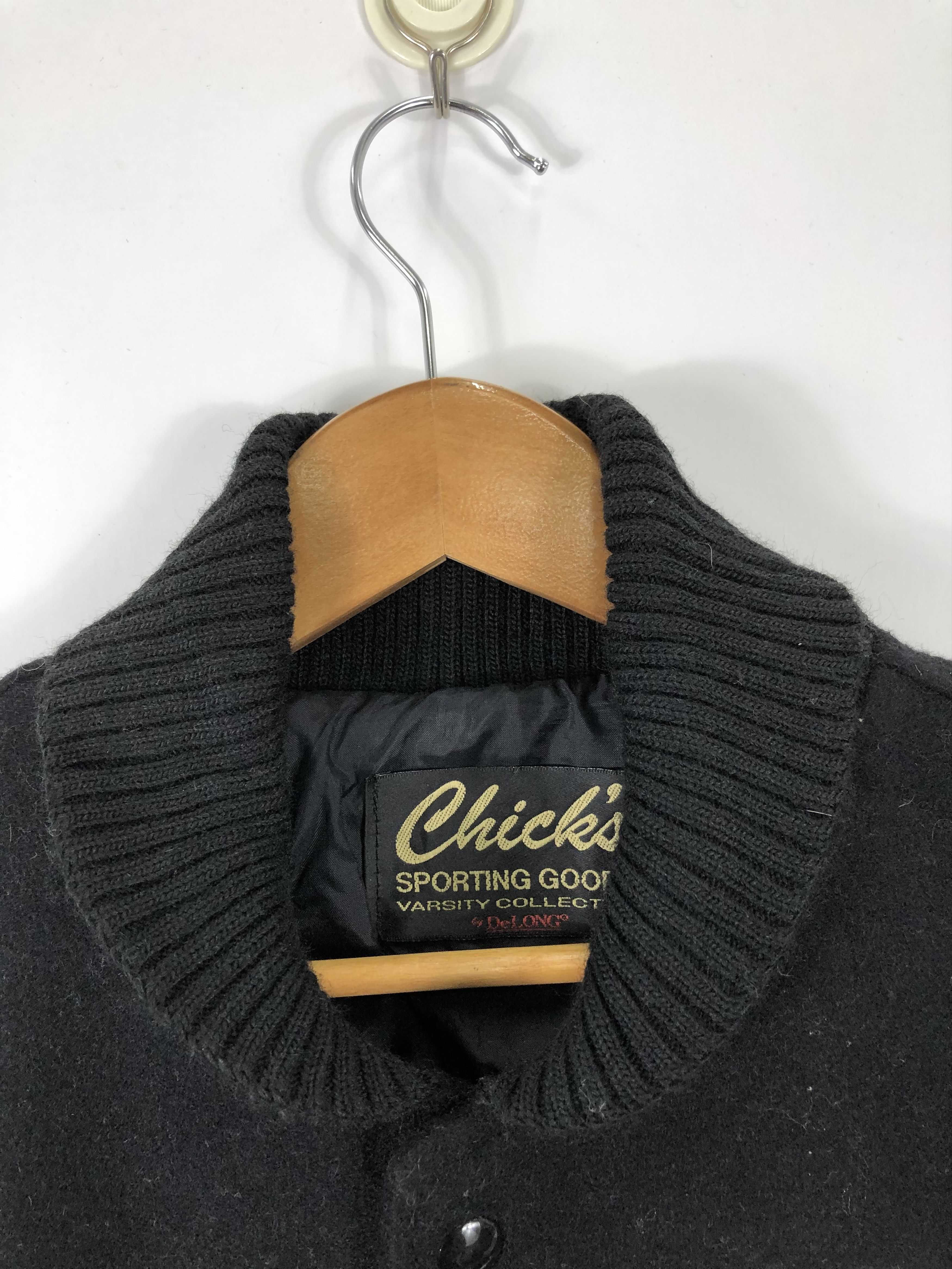 Vintage Vintage 90s O.C Black Sox Varsity Sleeve Leather V0234 Size US M / EU 48-50 / 2 - 8 Thumbnail
