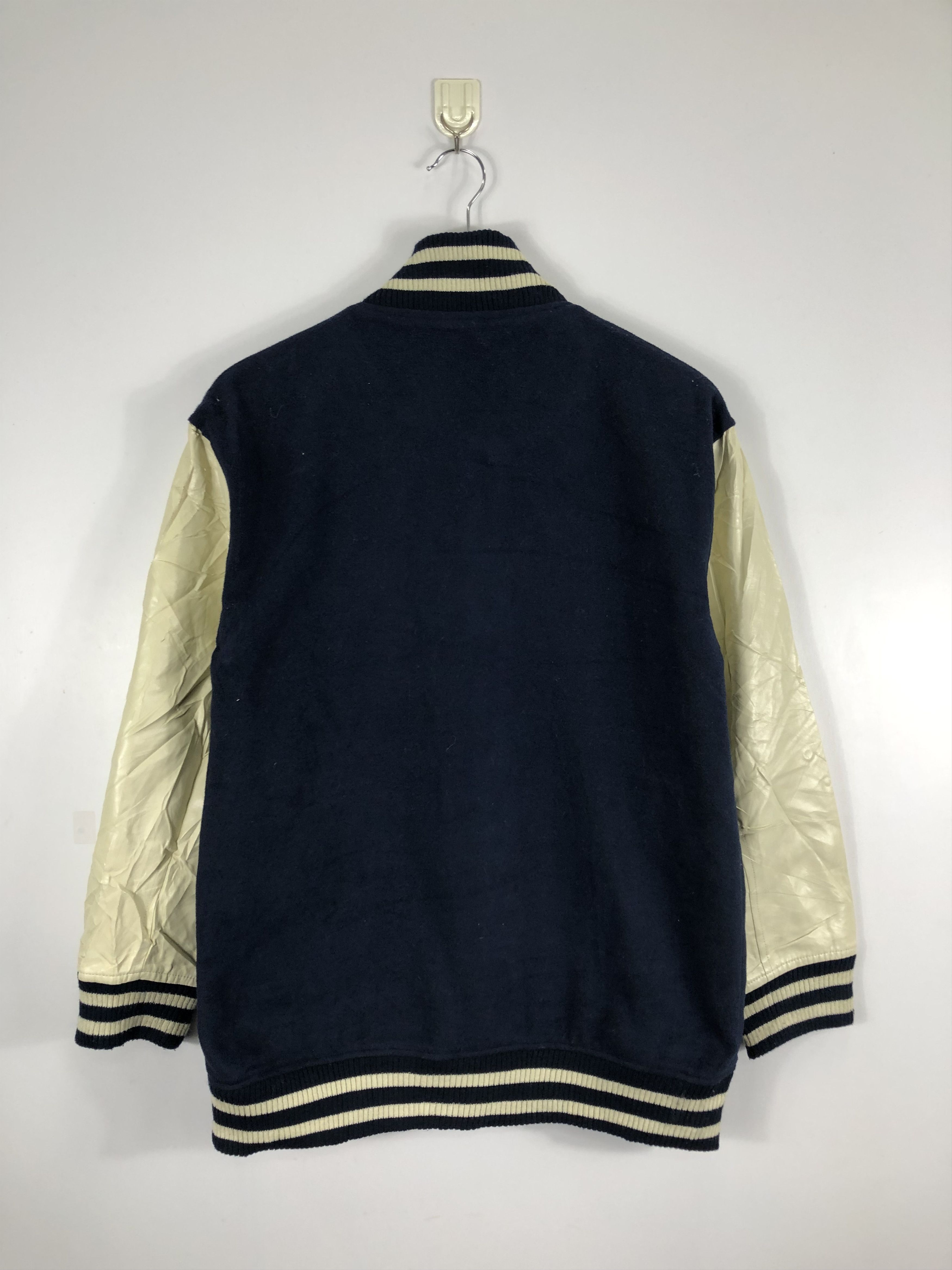 Japanese Brand Vintage Japanese Brand Browny Varsity Leather Sleeve V0244 Size US L / EU 52-54 / 3 - 3 Thumbnail