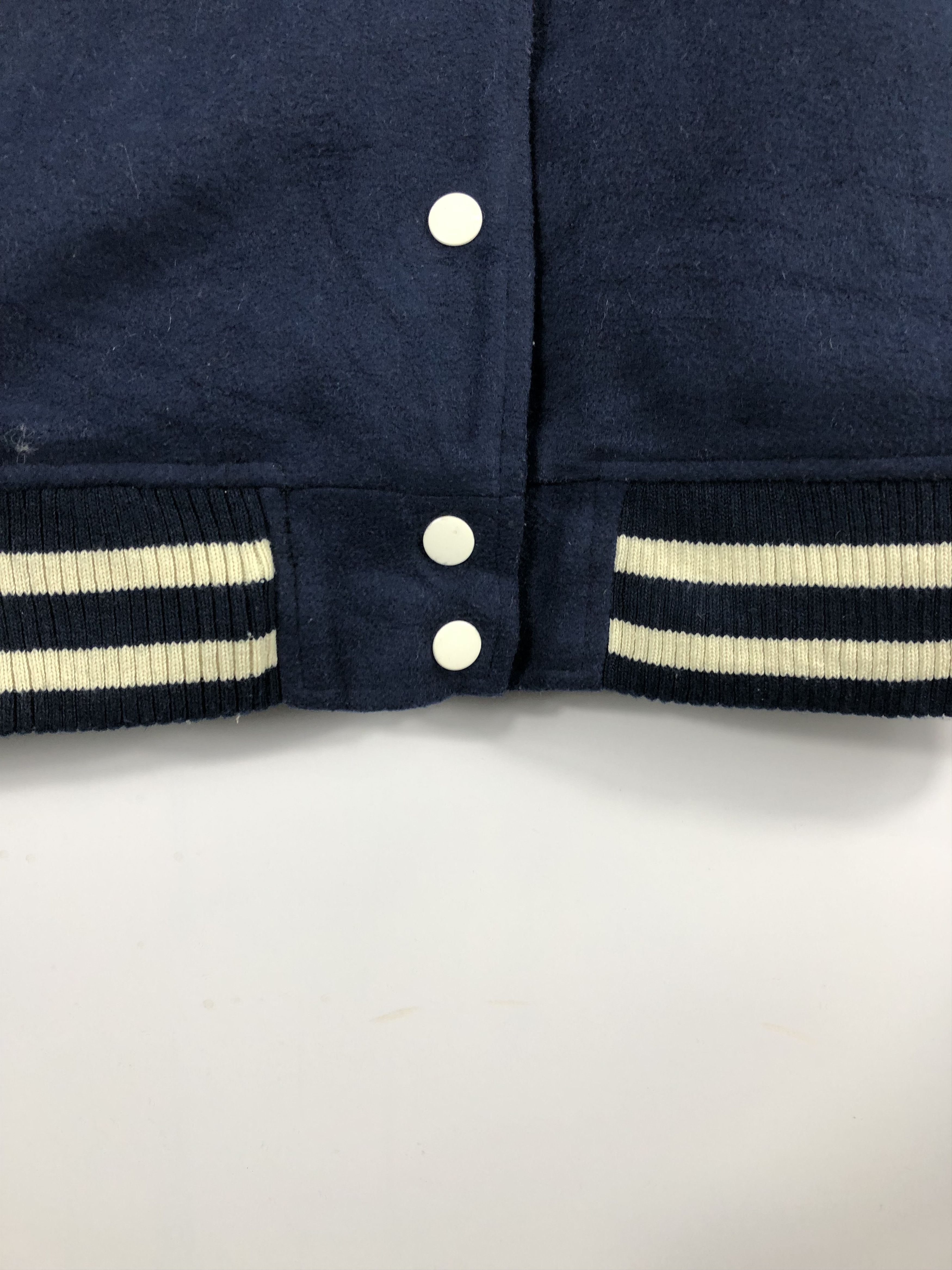 Japanese Brand Vintage Japanese Brand Browny Varsity Leather Sleeve V0244 Size US L / EU 52-54 / 3 - 6 Thumbnail