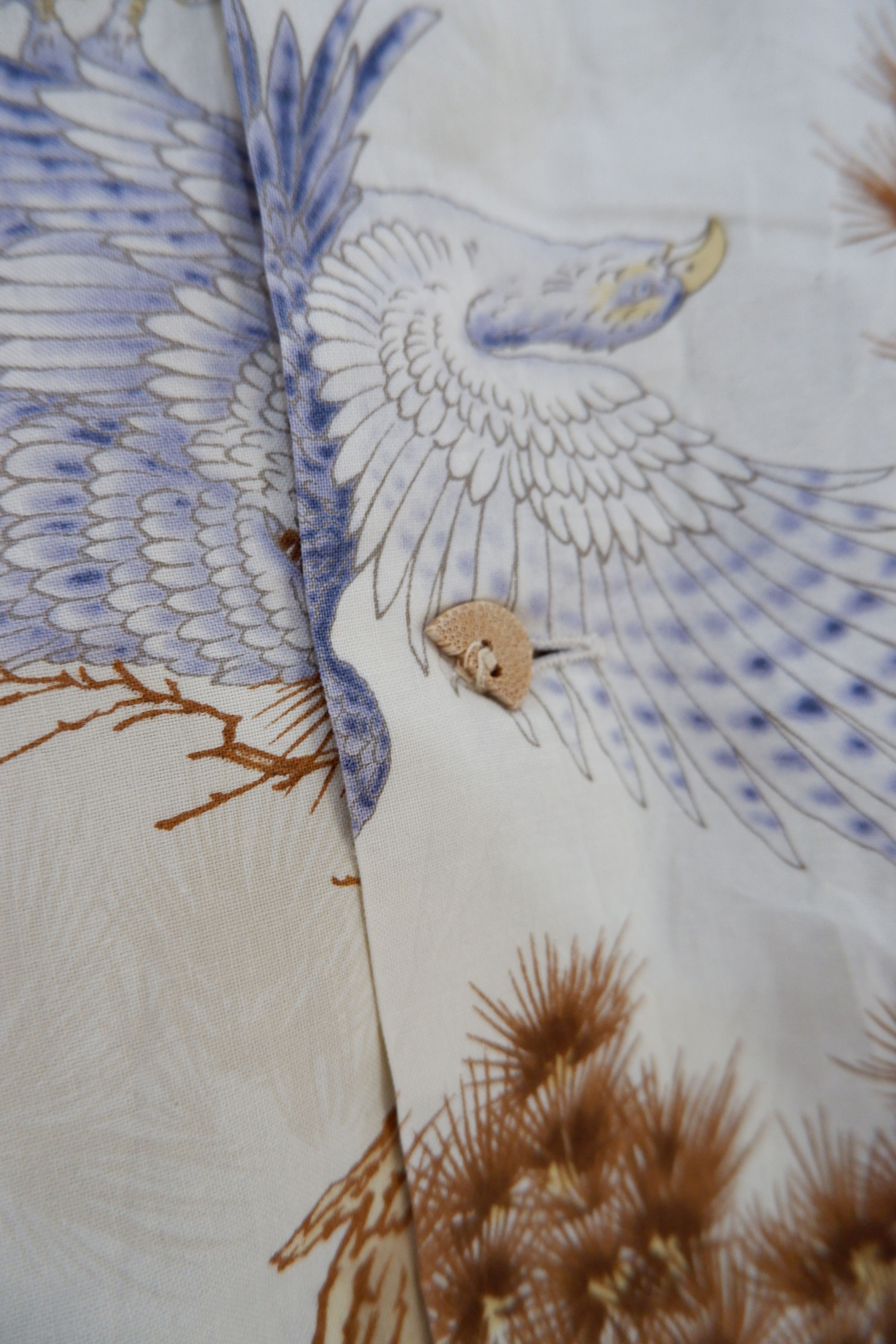 Studio D'Artisan Vintage Studio D'artisan Flying Bird Open Collar Shirt Size US L / EU 52-54 / 3 - 9 Thumbnail
