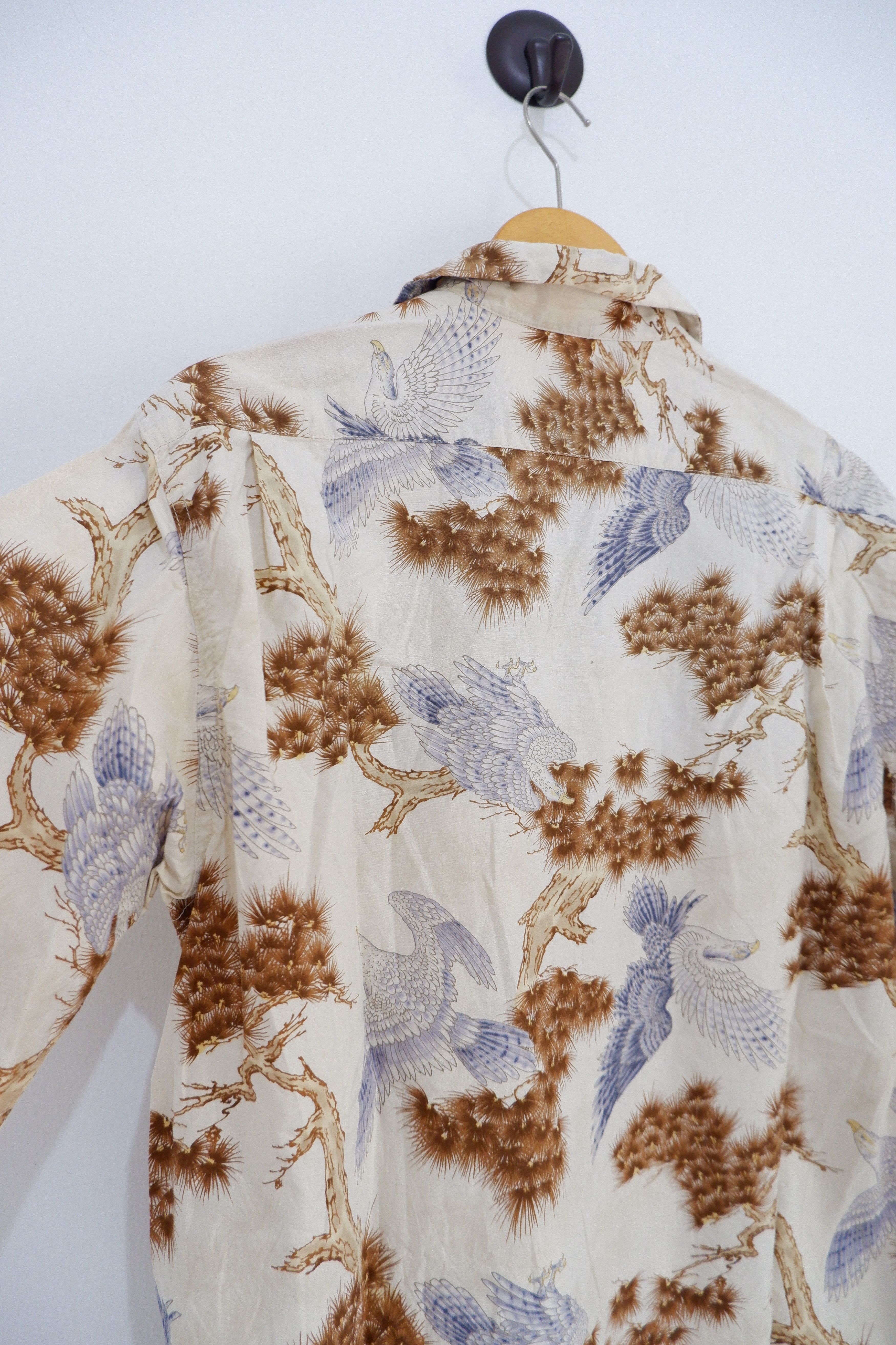 Studio D'Artisan Vintage Studio D'artisan Flying Bird Open Collar Shirt Size US L / EU 52-54 / 3 - 4 Thumbnail