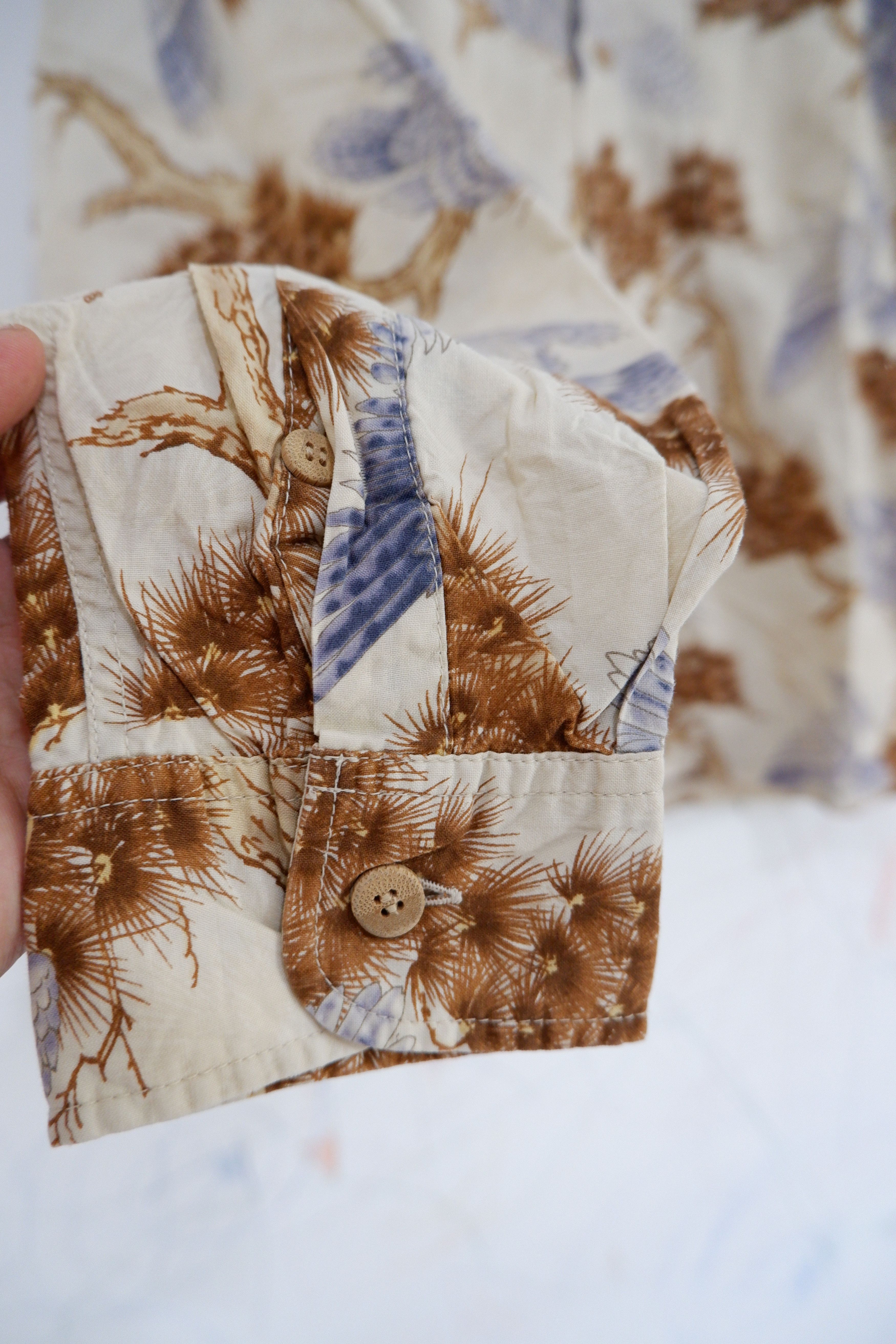 Studio D'Artisan Vintage Studio D'artisan Flying Bird Open Collar Shirt Size US L / EU 52-54 / 3 - 6 Thumbnail