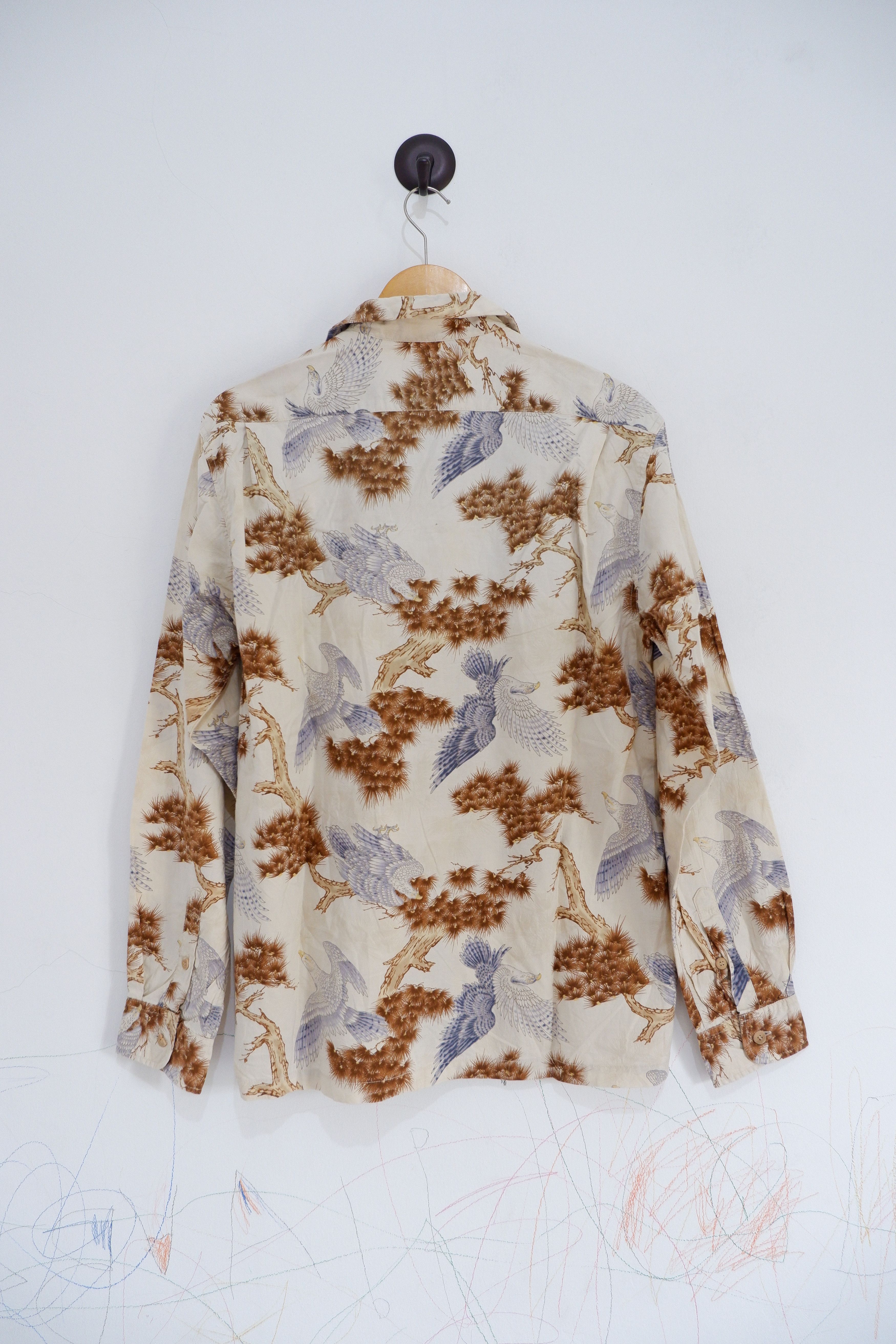 Studio D'Artisan Vintage Studio D'artisan Flying Bird Open Collar Shirt Size US L / EU 52-54 / 3 - 2 Thumbnail