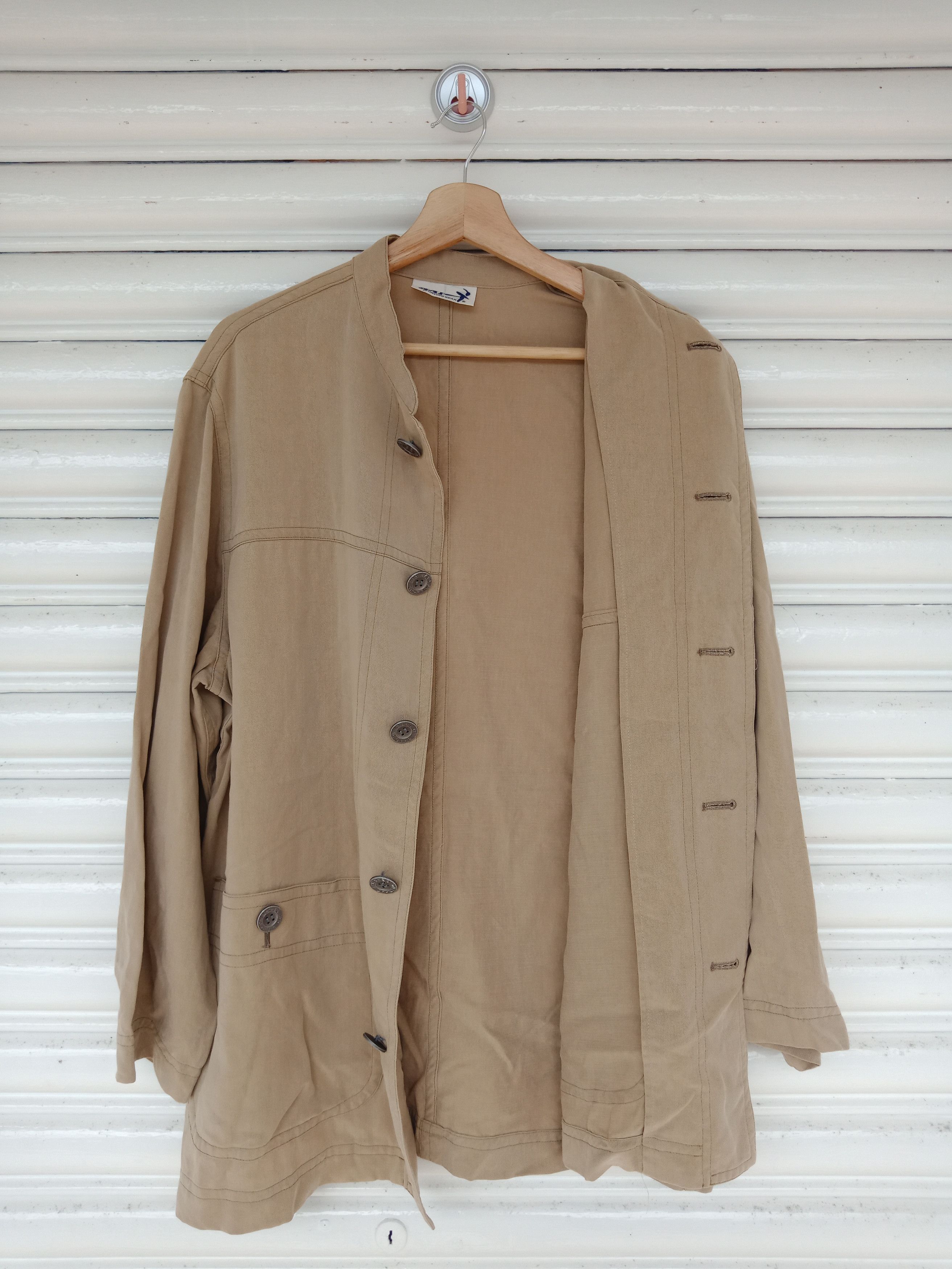 Issey Miyake Issey Miyake Chore Brown Nude Jacket Size US L / EU 52-54 / 3 - 2 Thumbnail