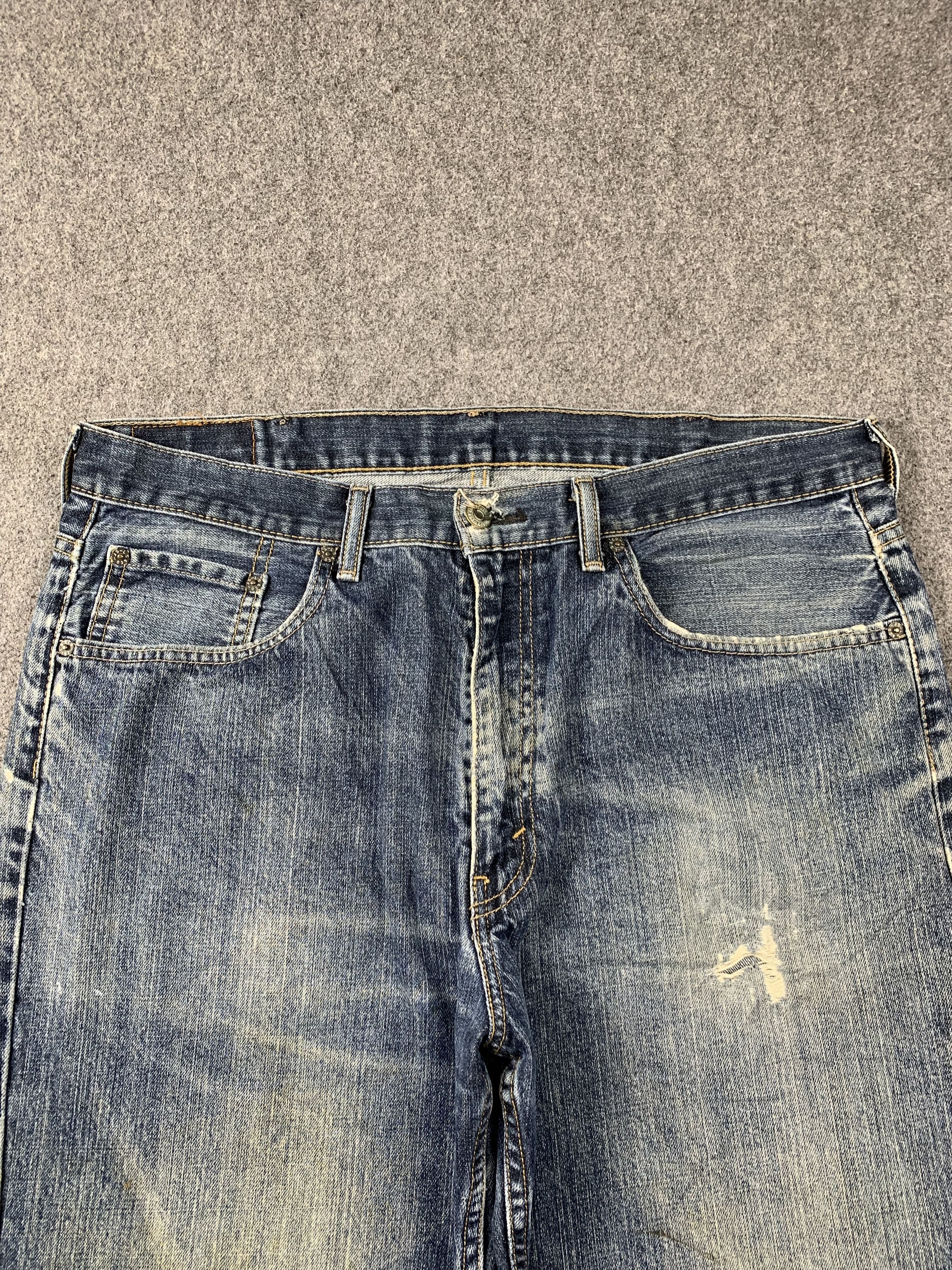 Levi's Vintage Levis 550 Faded Blue Jeans DP2097 Size US 36 / EU 52 - 2 Thumbnail