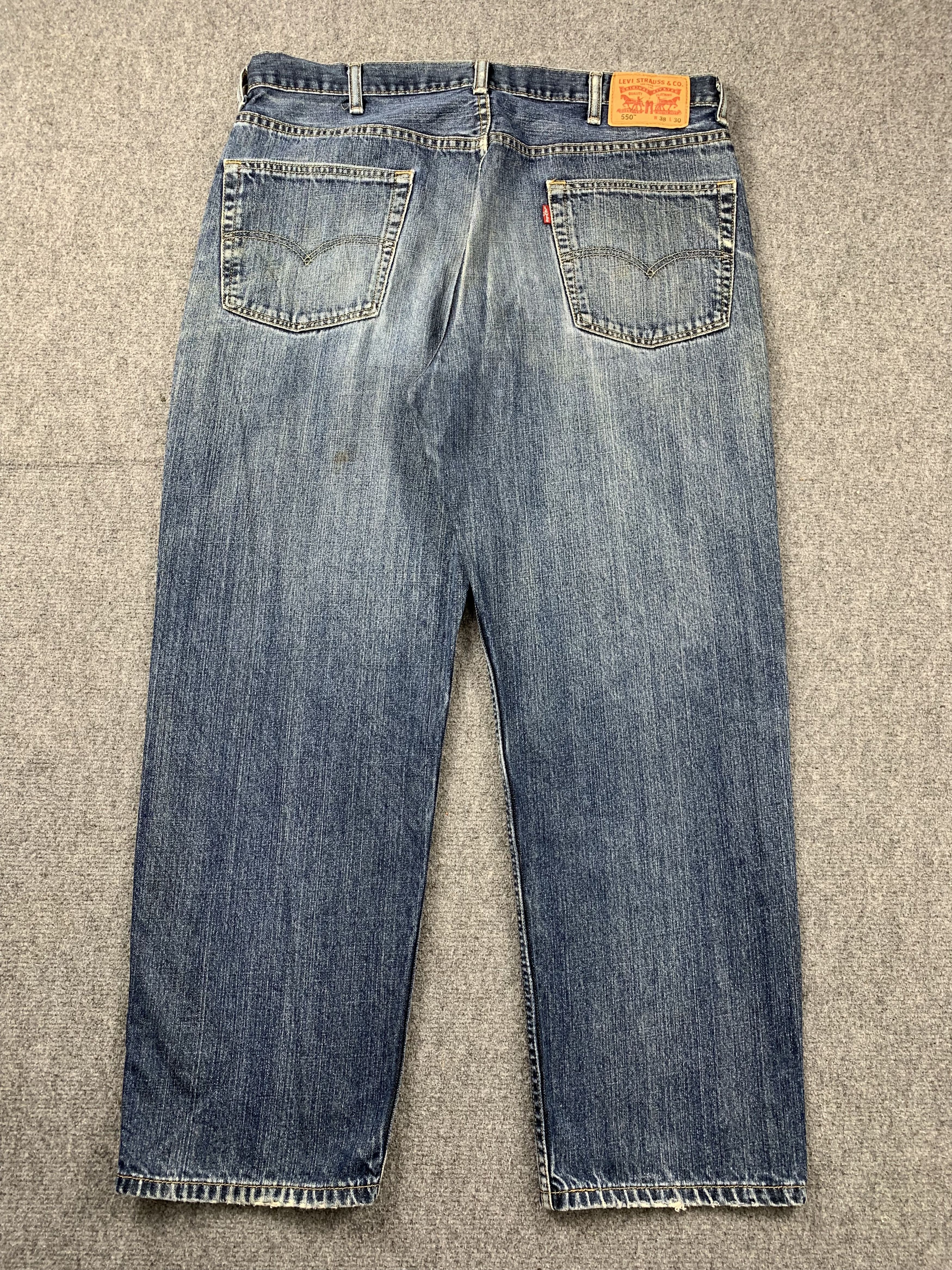 Levi's Vintage Levis 550 Faded Blue Jeans DP2097 Size US 36 / EU 52 - 3 Thumbnail