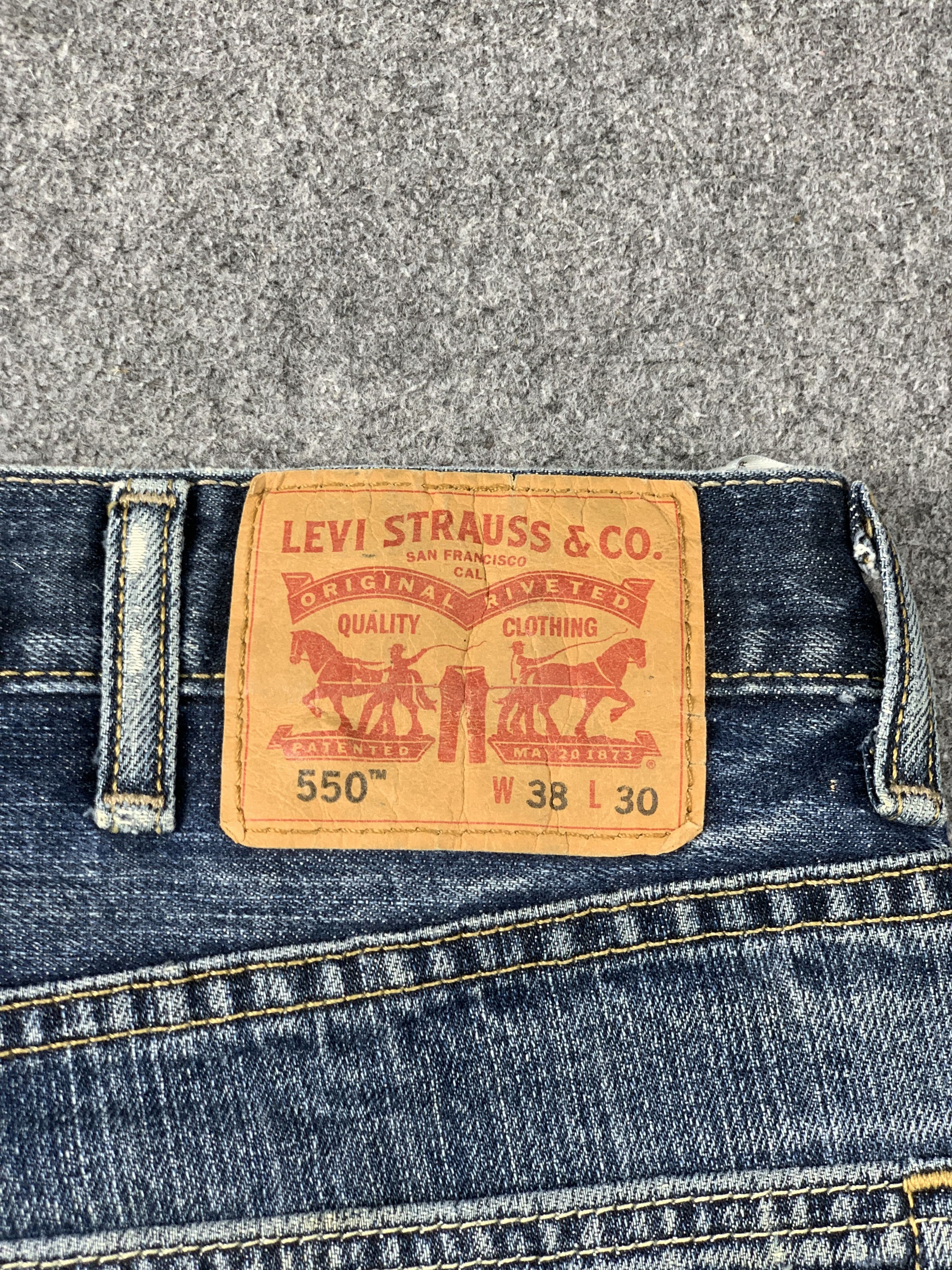 Levi's Vintage Levis 550 Faded Blue Jeans DP2097 Size US 36 / EU 52 - 4 Thumbnail