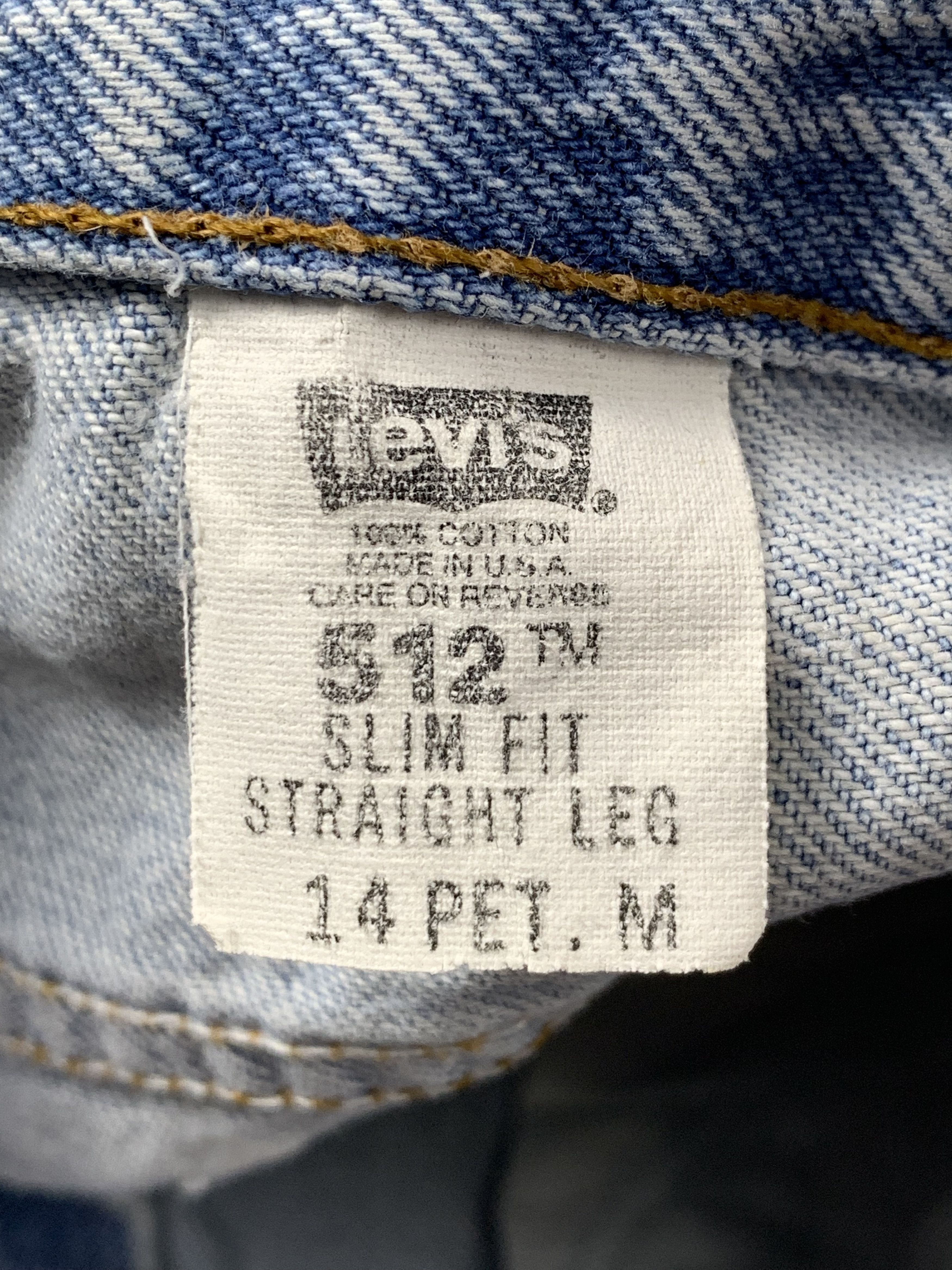 Levi's Vintage 90s Levis 512 Light Wash Jeans DP2098 Size US 31 - 5 Thumbnail