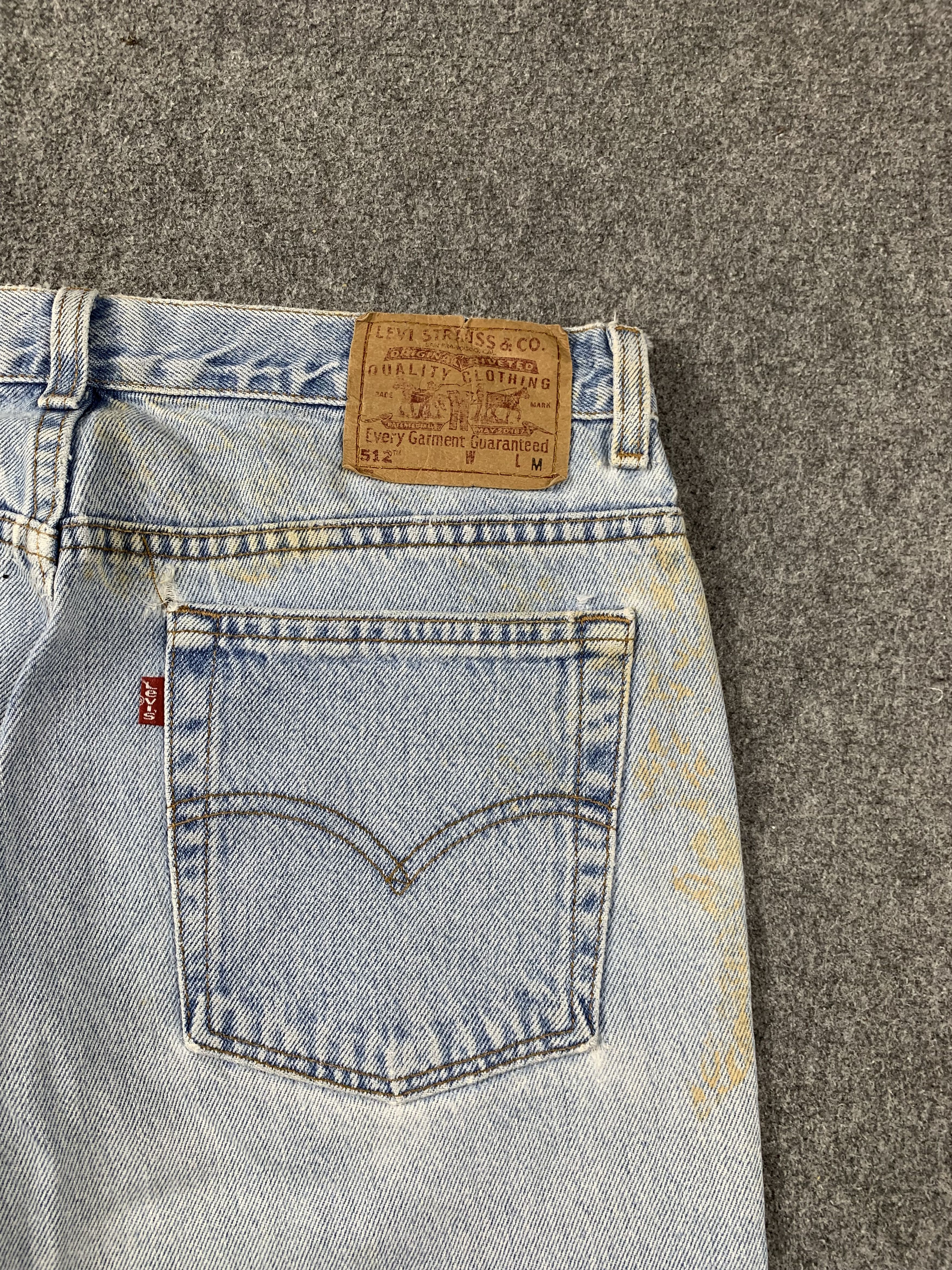 Levi's Vintage 90s Levis 512 Light Wash Jeans DP2098 Size US 31 - 15 Thumbnail