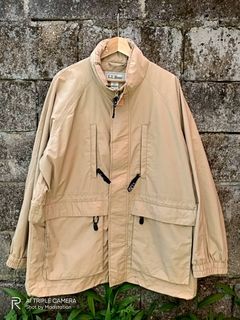 Vintage Vintage L.L. Bean Hunting Fishing Light Jacket Off White