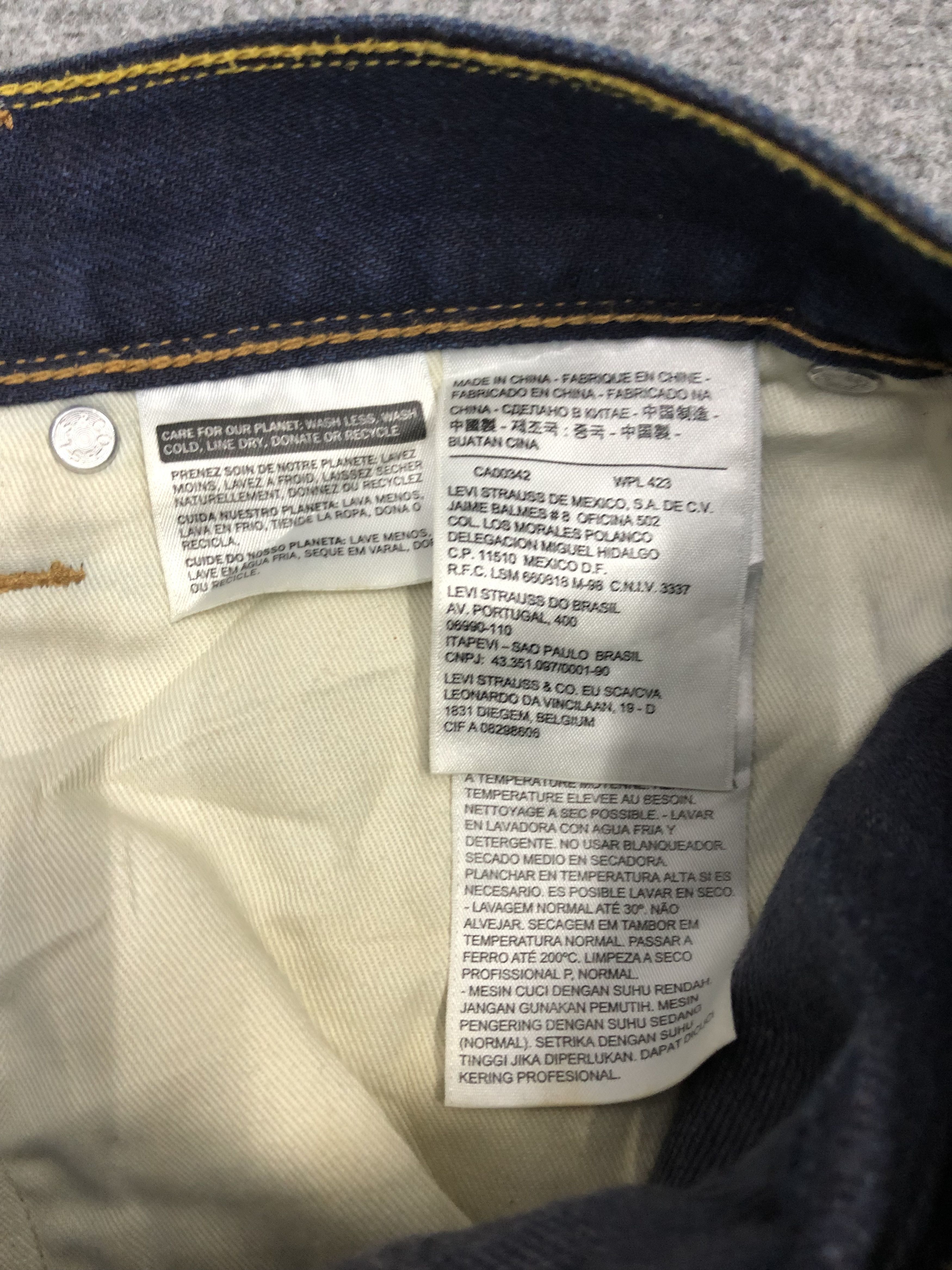 Levi's Vintage Levis 513 Jeans DP1089 Size US 32 / EU 48 - 6 Thumbnail