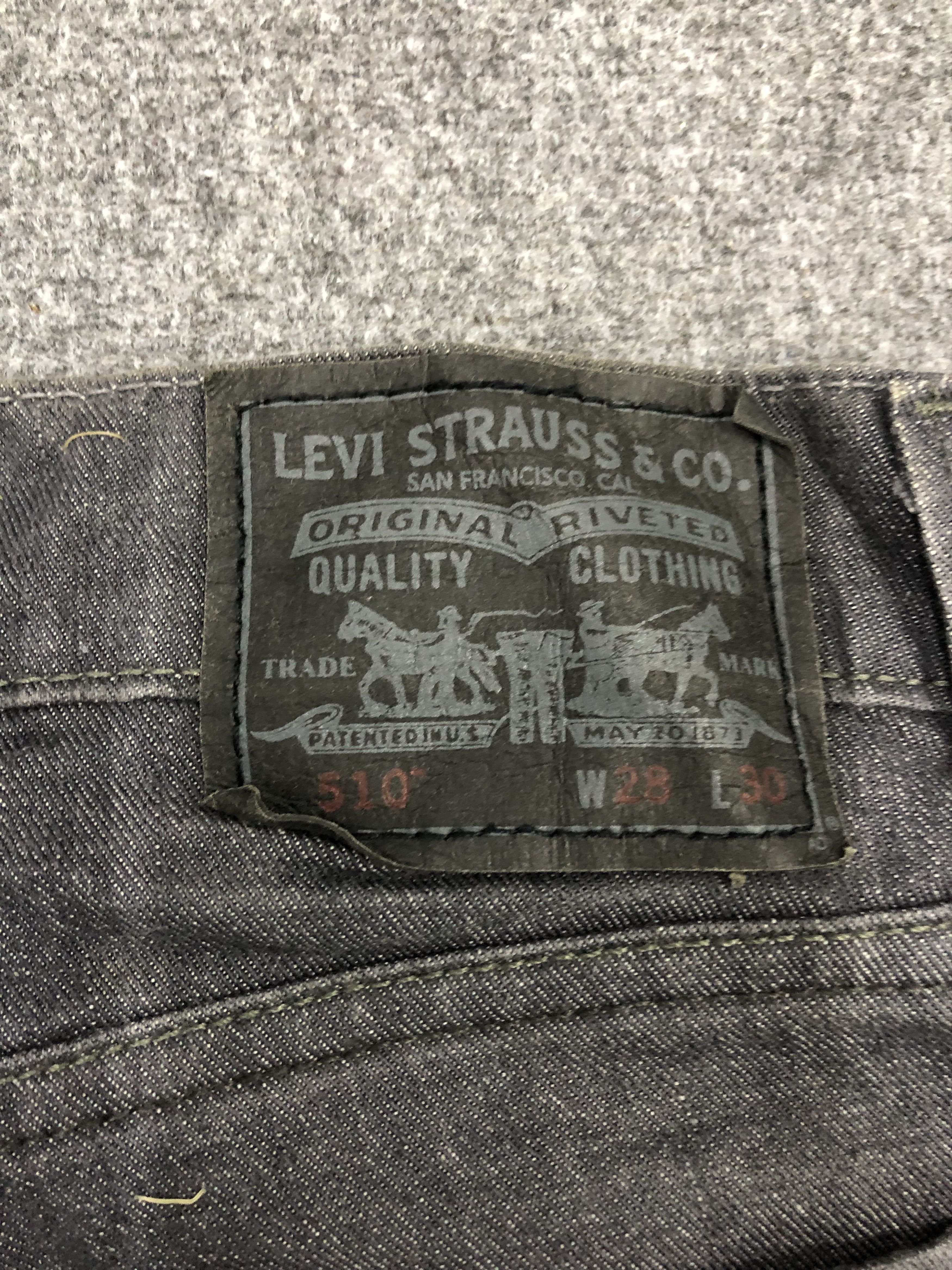 Levi's Vintage Levis 510 Jeans DP1088 Size US 27 - 5 Thumbnail