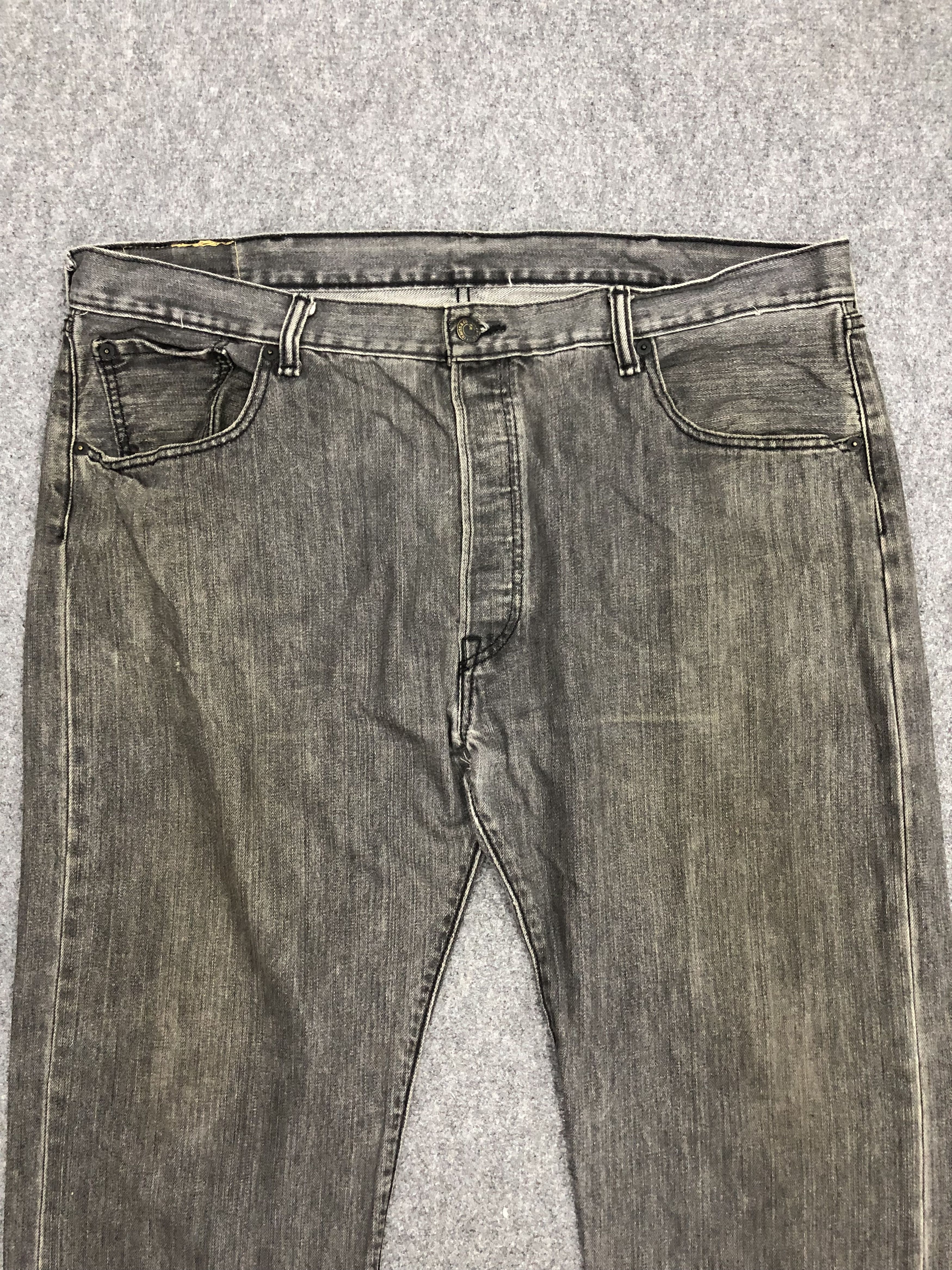 Levi's Vintage Levis 501 Faded Black Jeans DP1087 Size US 40 / EU 56 - 2 Thumbnail