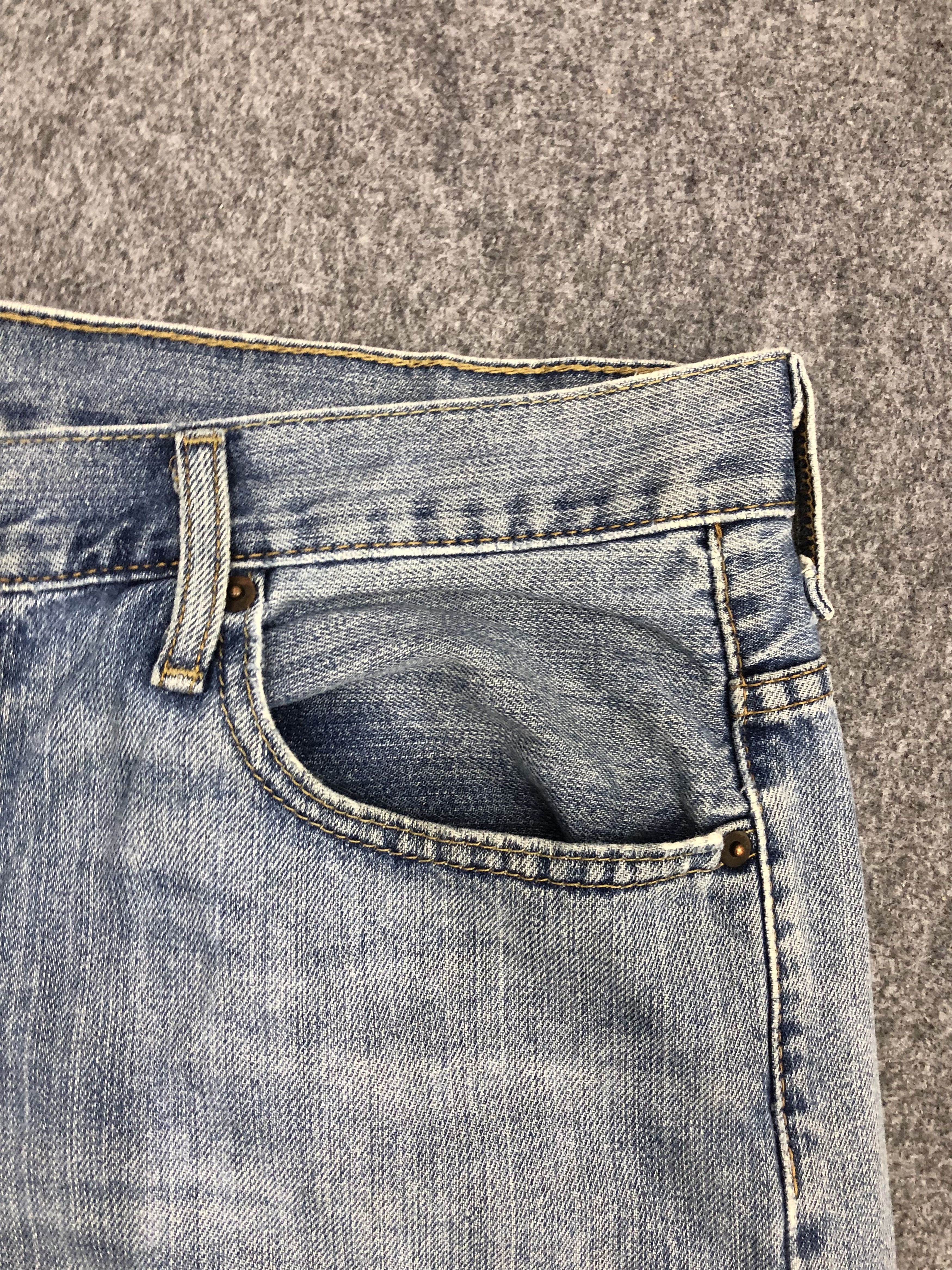 Levi's Vintage Levis 569 Sun Faded Jeans DP1082 Size US 37 - 7 Thumbnail