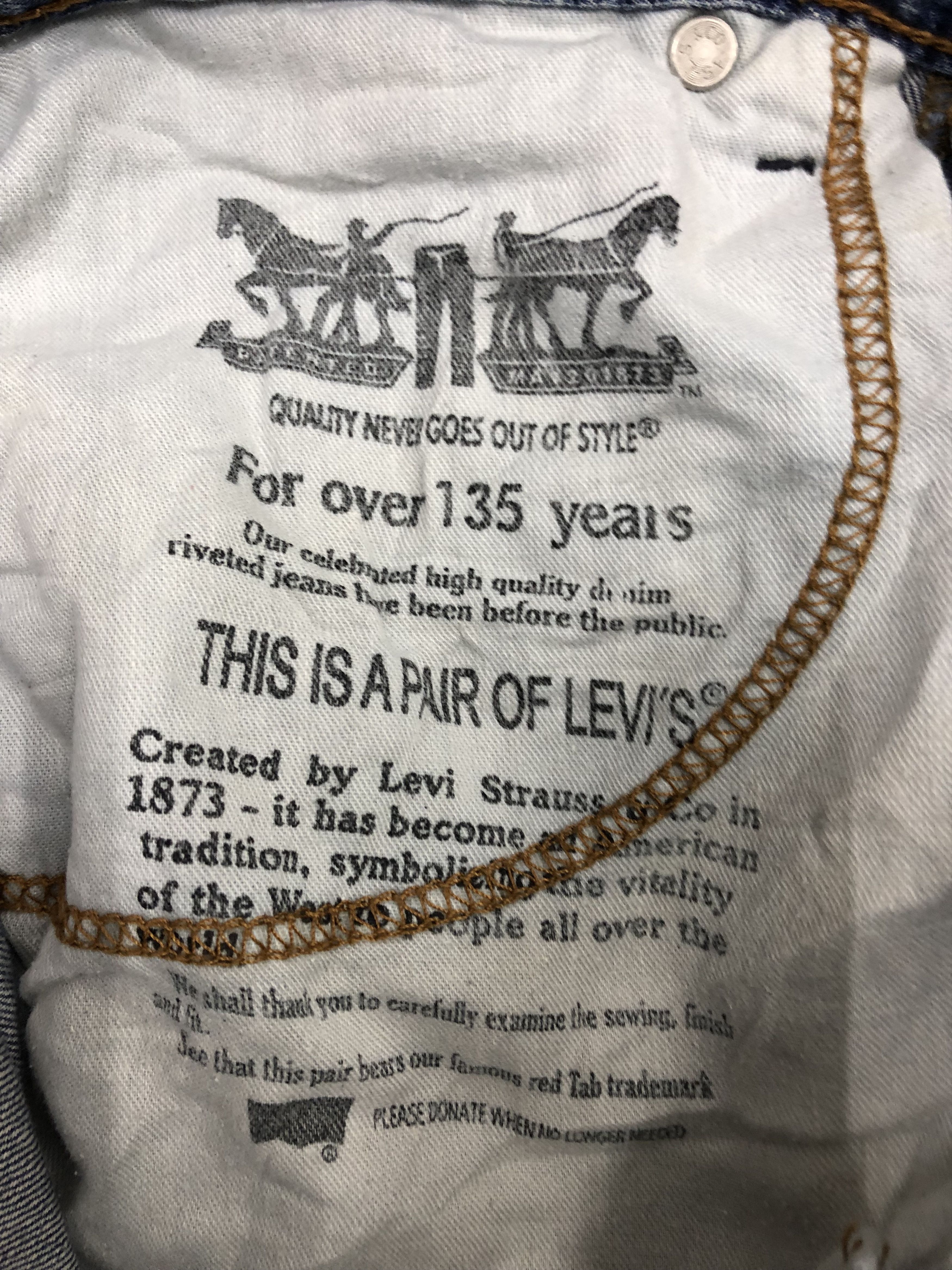 Levi's Vintage Levis 505 Rusty Jeans DP1079 Size US 32 / EU 48 - 14 Thumbnail
