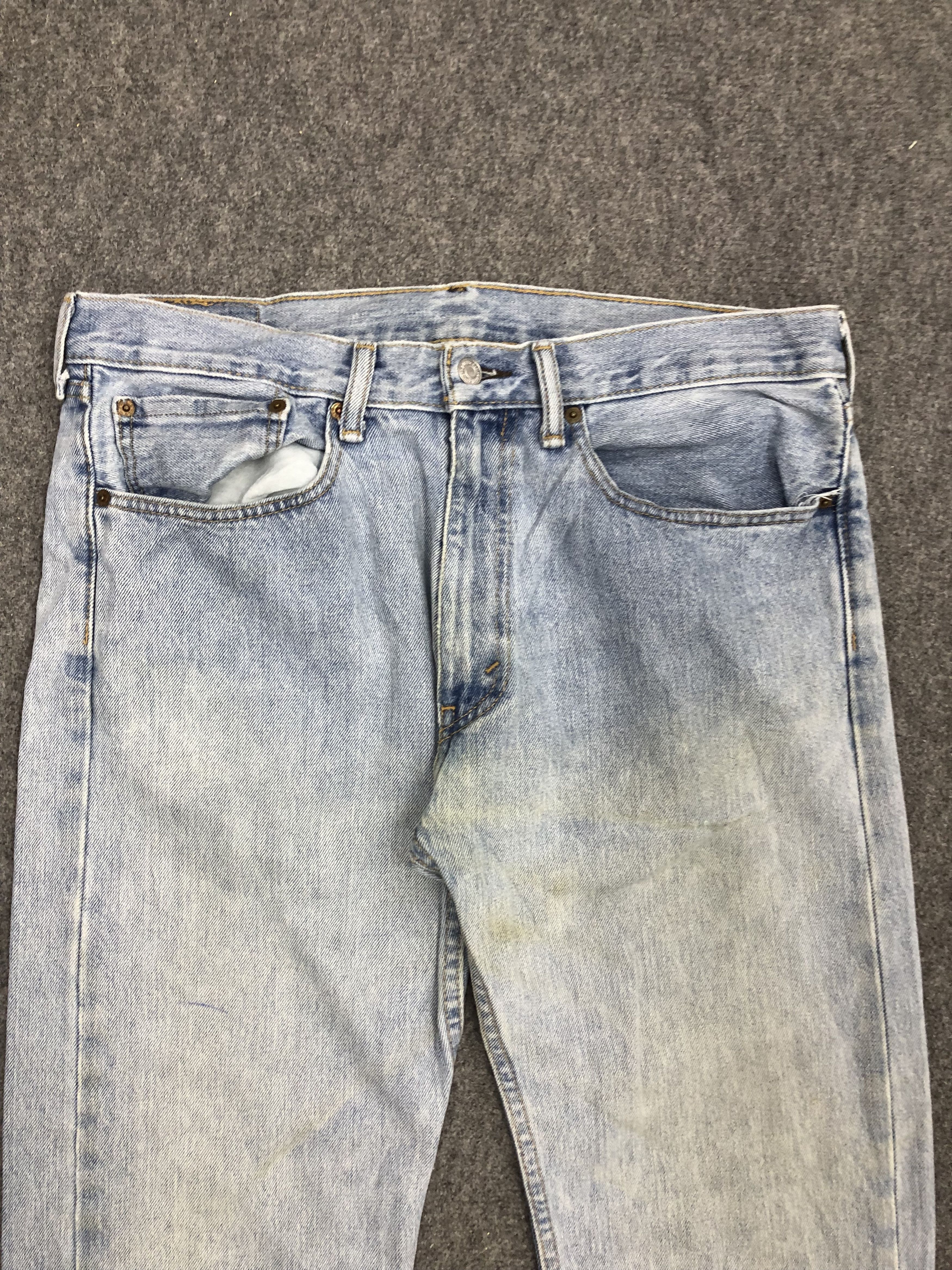 Levi's Vintage Levis 505 Light Wash Jeans DP1183 Size US 36 / EU 52 - 2 Thumbnail