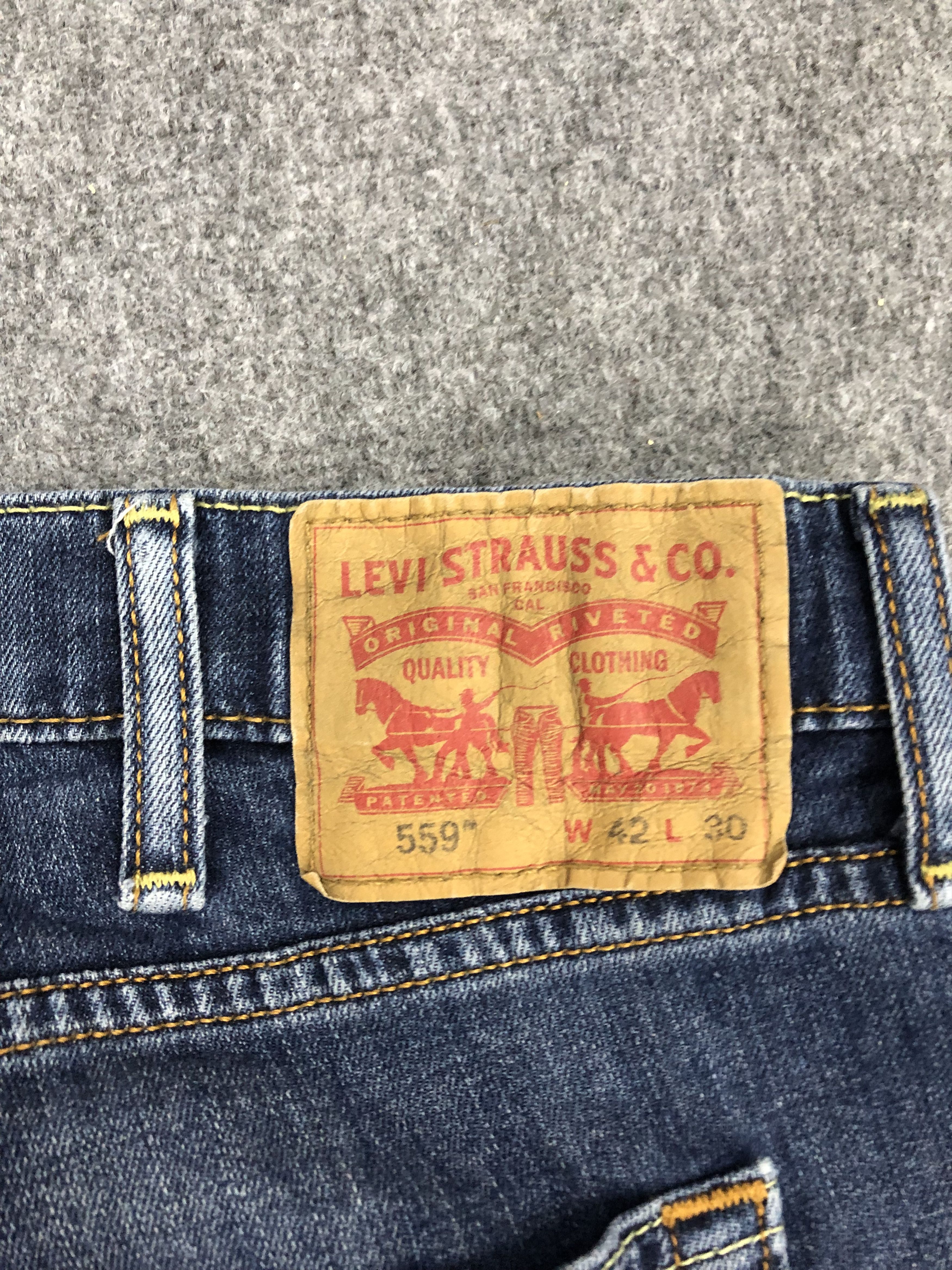 Levi's Vintage Levis 559 Jeans DP1158 Size US 42 / EU 58 - 5 Thumbnail