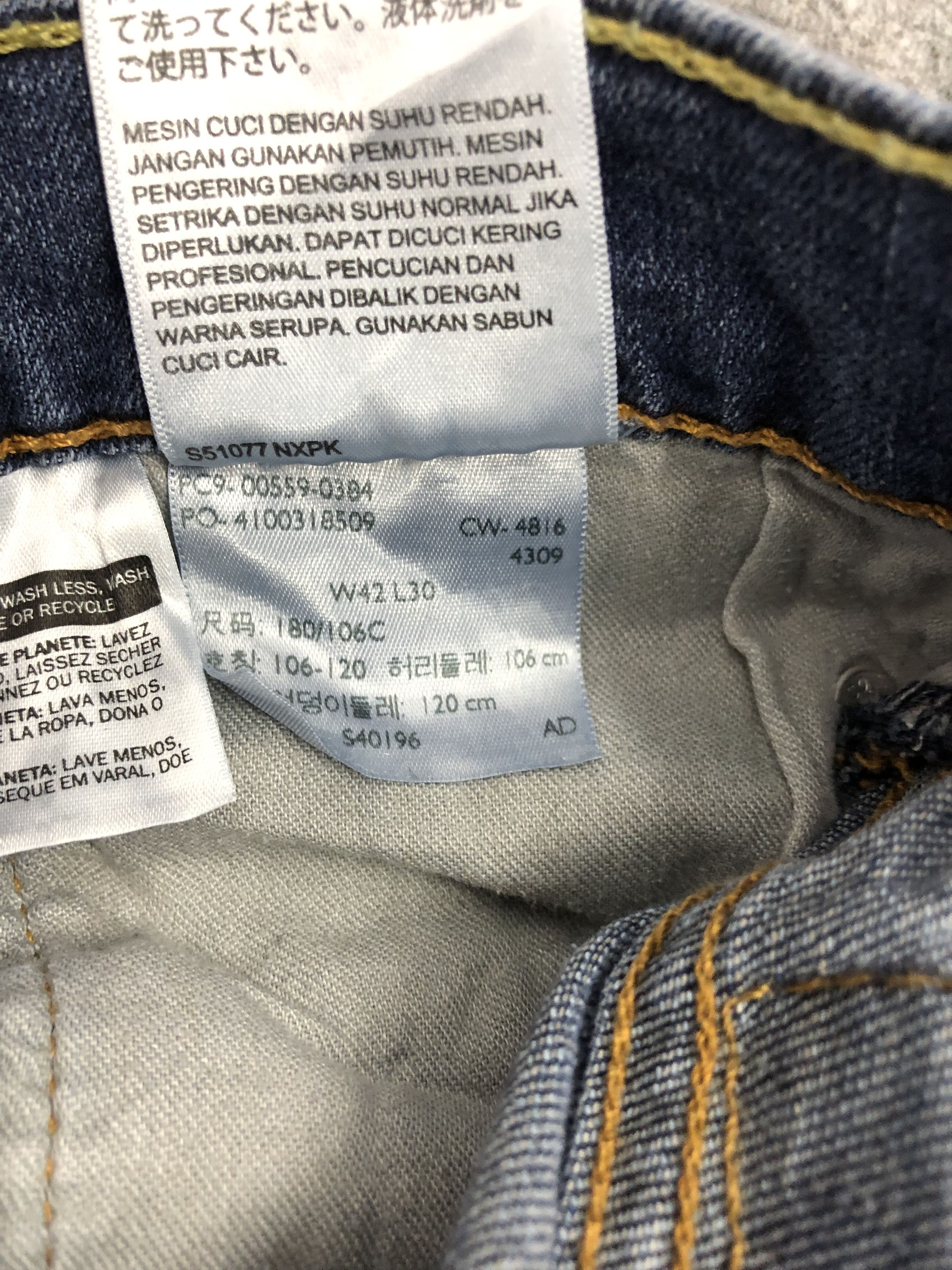 Levi's Vintage Levis 559 Jeans DP1158 Size US 42 / EU 58 - 7 Thumbnail
