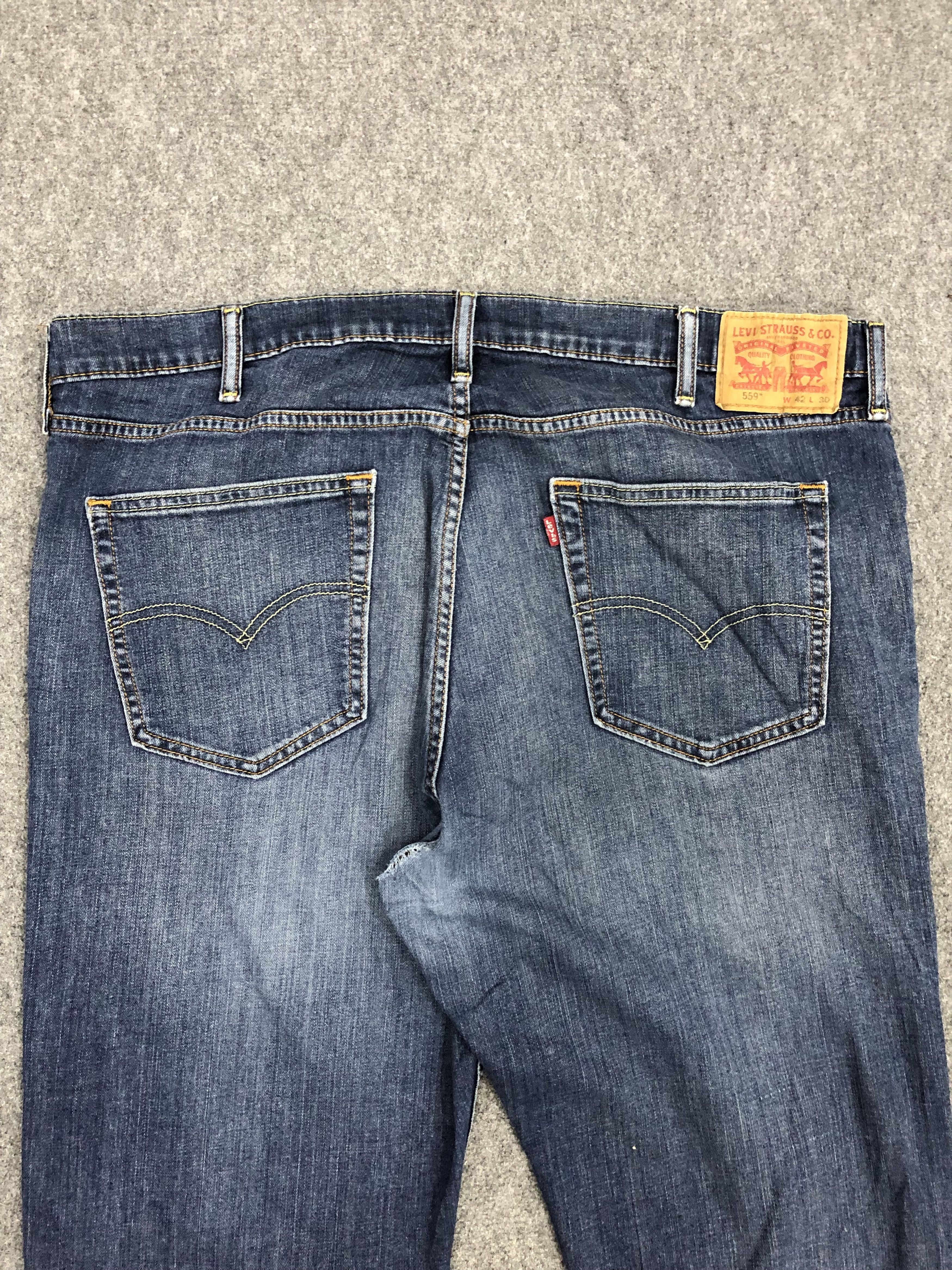 Levi's Vintage Levis 559 Jeans DP1158 Size US 42 / EU 58 - 4 Thumbnail