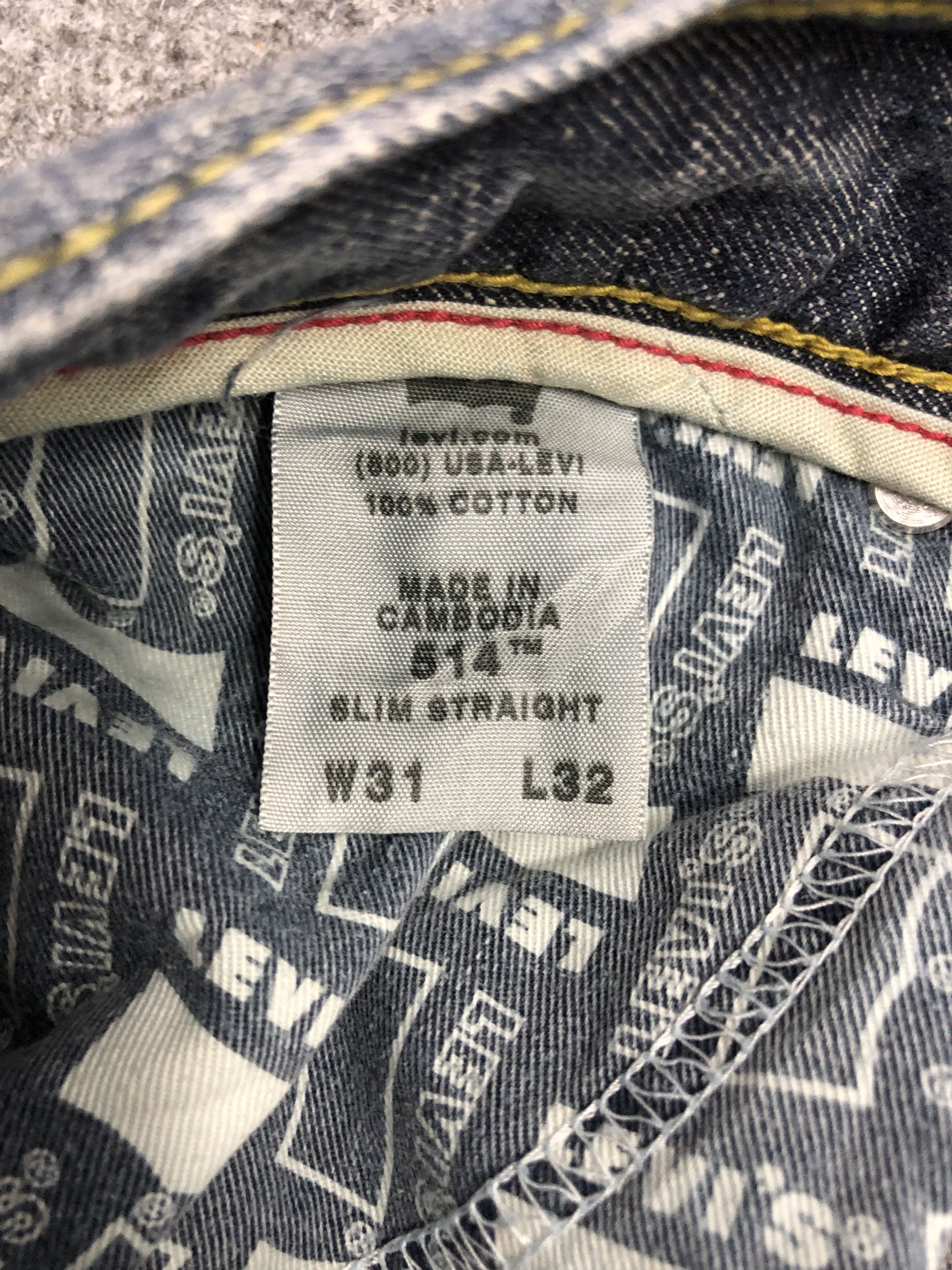 Levi's Vintage Levis 514 Jeans DP1157 Size US 32 / EU 48 - 11 Thumbnail