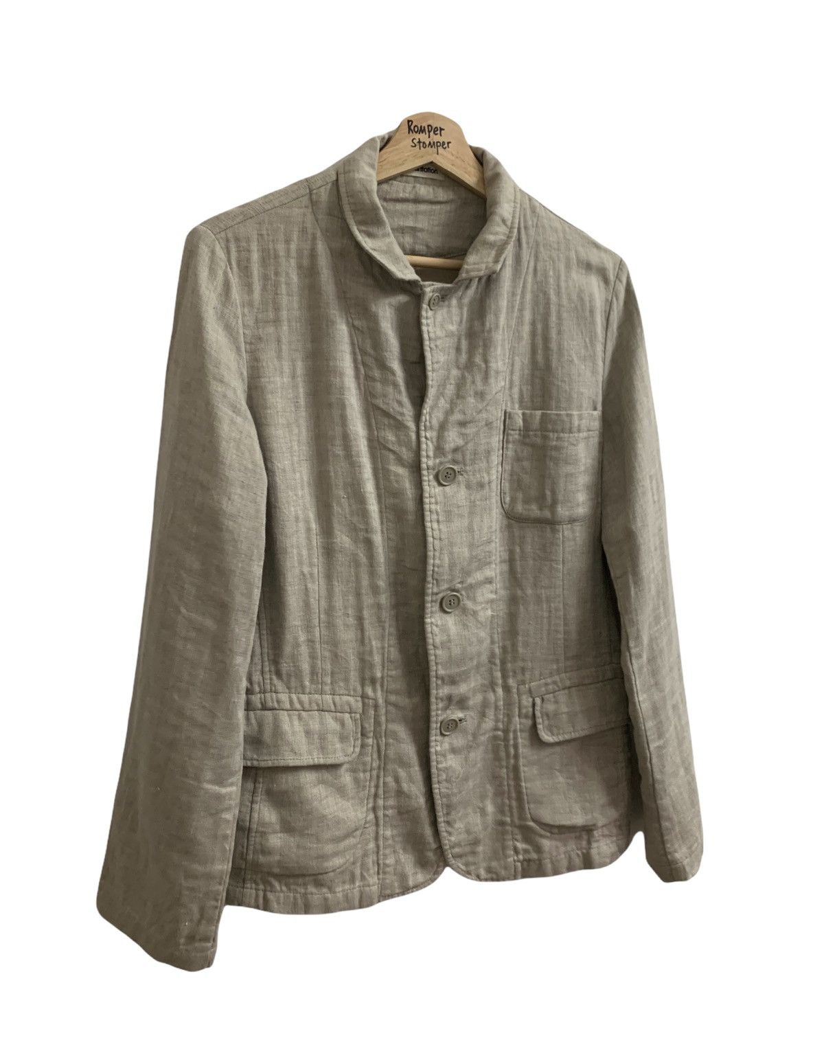 Issey Miyake Plantation Issey Miyake Linen Button Jacket Size M / US 6-8 / IT 42-44 - 5 Thumbnail
