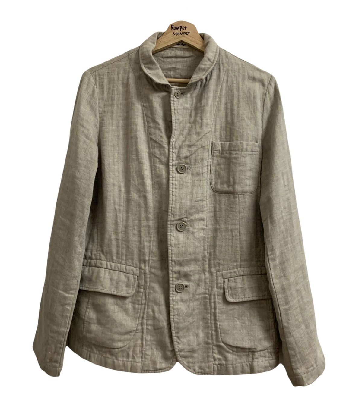 Issey Miyake Plantation Issey Miyake Linen Button Jacket Size M / US 6-8 / IT 42-44 - 1 Thumbnail
