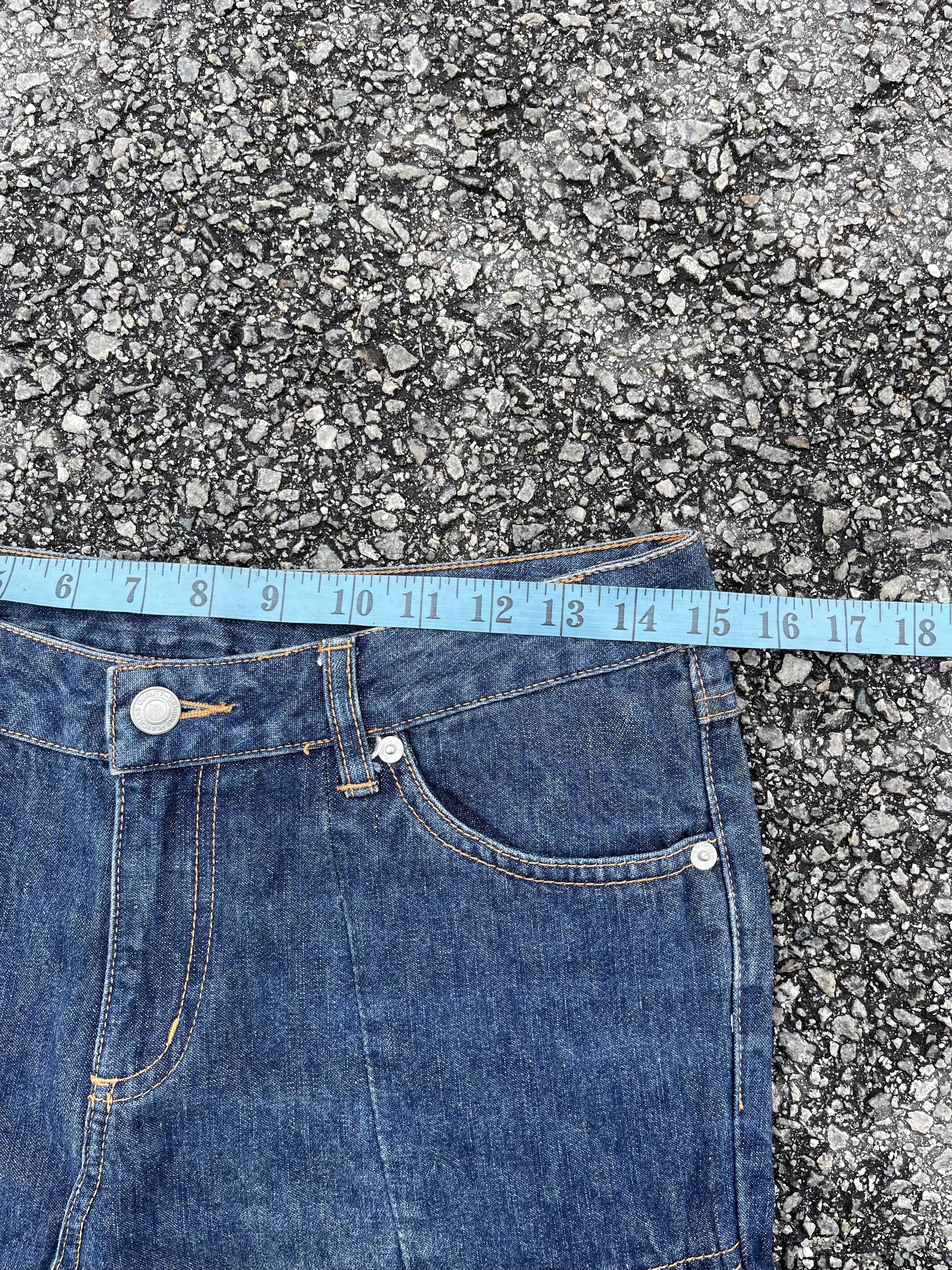 If Six Was Nine × Le Grande Bleu (L.G.B.) Vintage Flared Asymmetric Jeans Hysteric Glamour Lil Uzi Size US 30 / EU 46 - 5 Thumbnail