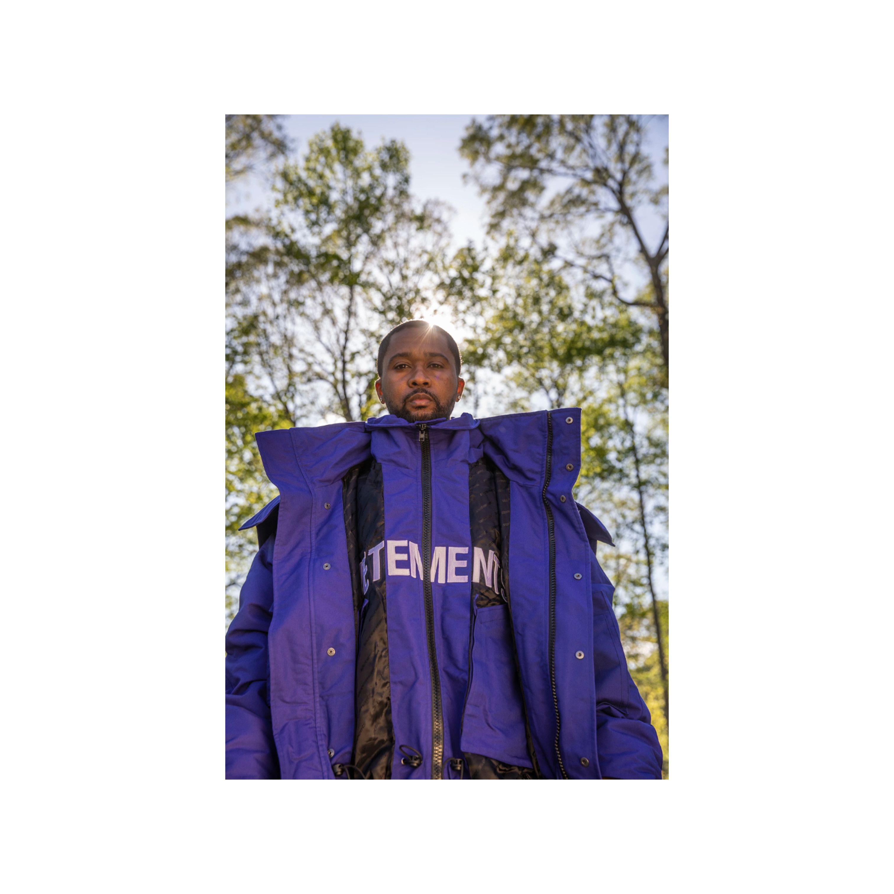 Vetements *RARE* 19SS VETEMENTS Parka in Bleu | Grailed