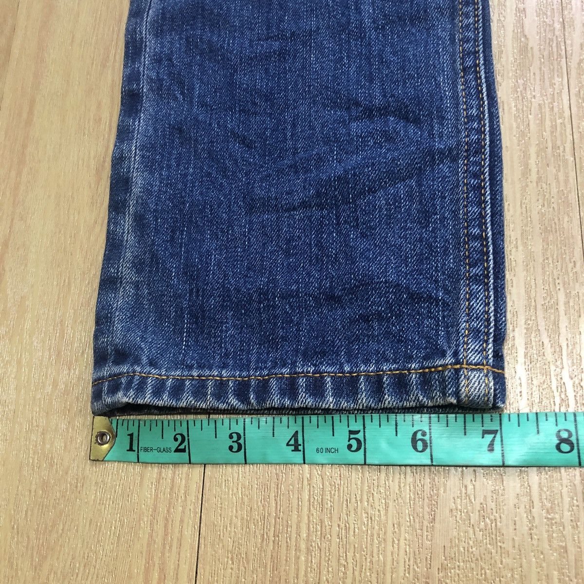 Bape BAPY BLUE JEANS SELVEDGE AND RED TOENAILS Size 29" - 12 Thumbnail