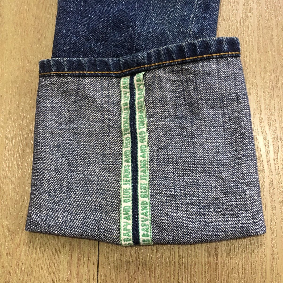 Bape BAPY BLUE JEANS SELVEDGE AND RED TOENAILS Size 29" - 7 Thumbnail