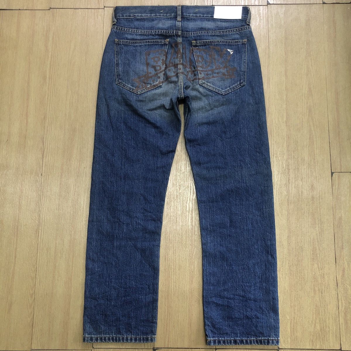Bape BAPY BLUE JEANS SELVEDGE AND RED TOENAILS Size 29" - 1 Thumbnail