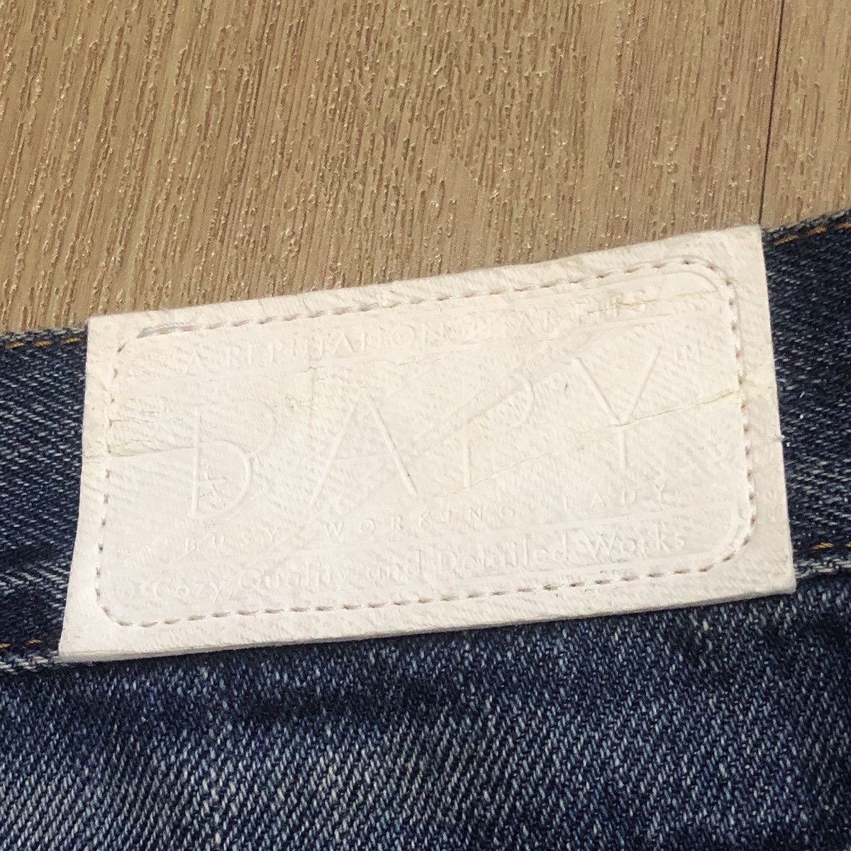 Bape BAPY BLUE JEANS SELVEDGE AND RED TOENAILS Size 29" - 3 Thumbnail