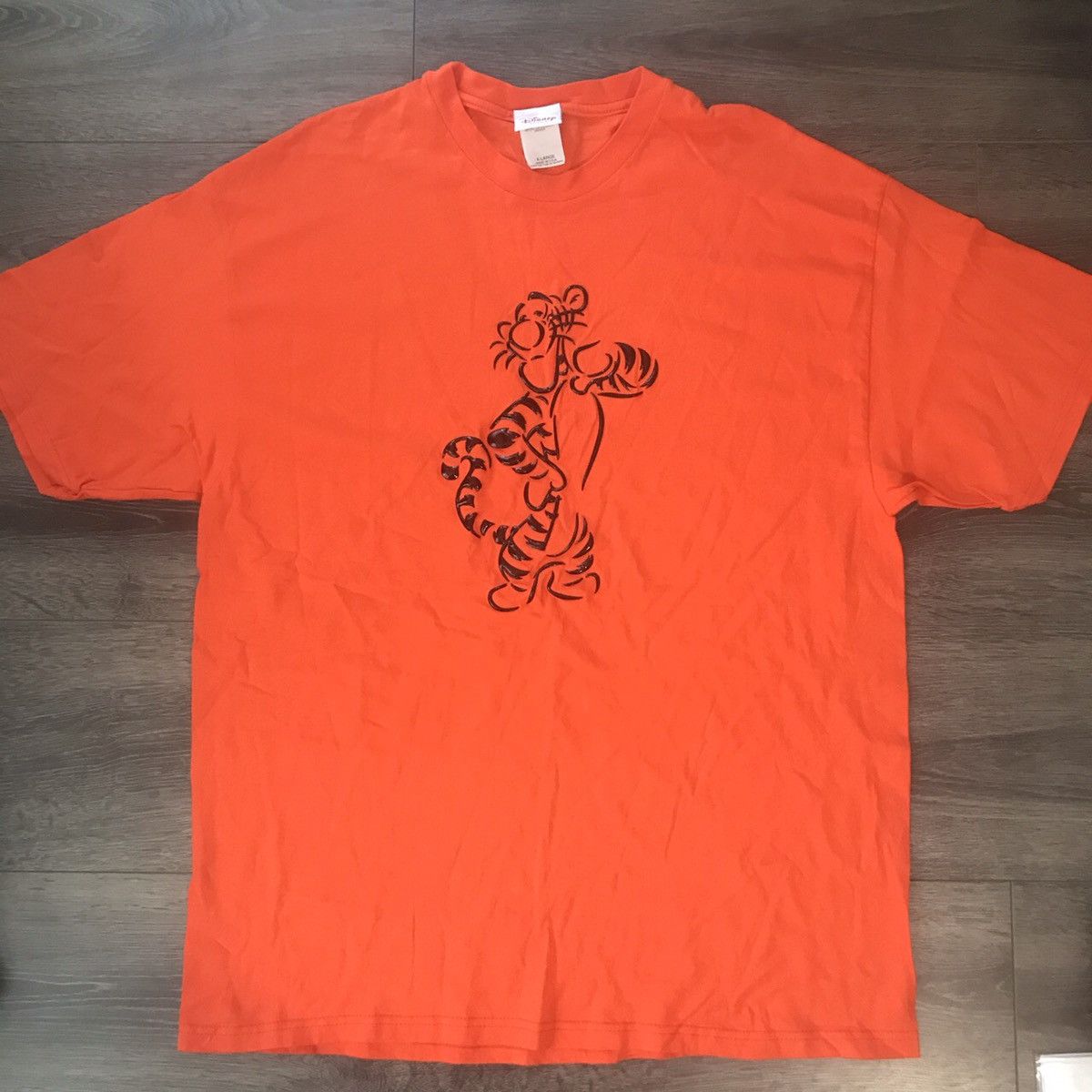 Disney × Vintage Vintage Disney Store Winnie the Pooh Orange Tigger T-Shirt Size US XL / EU 56 / 4 - 1 Thumbnail