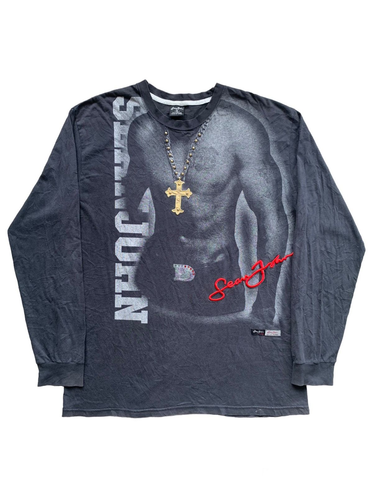 Rap Tees × Sean John × Vintage Vintage 1990s Sean John Tupac Long ...