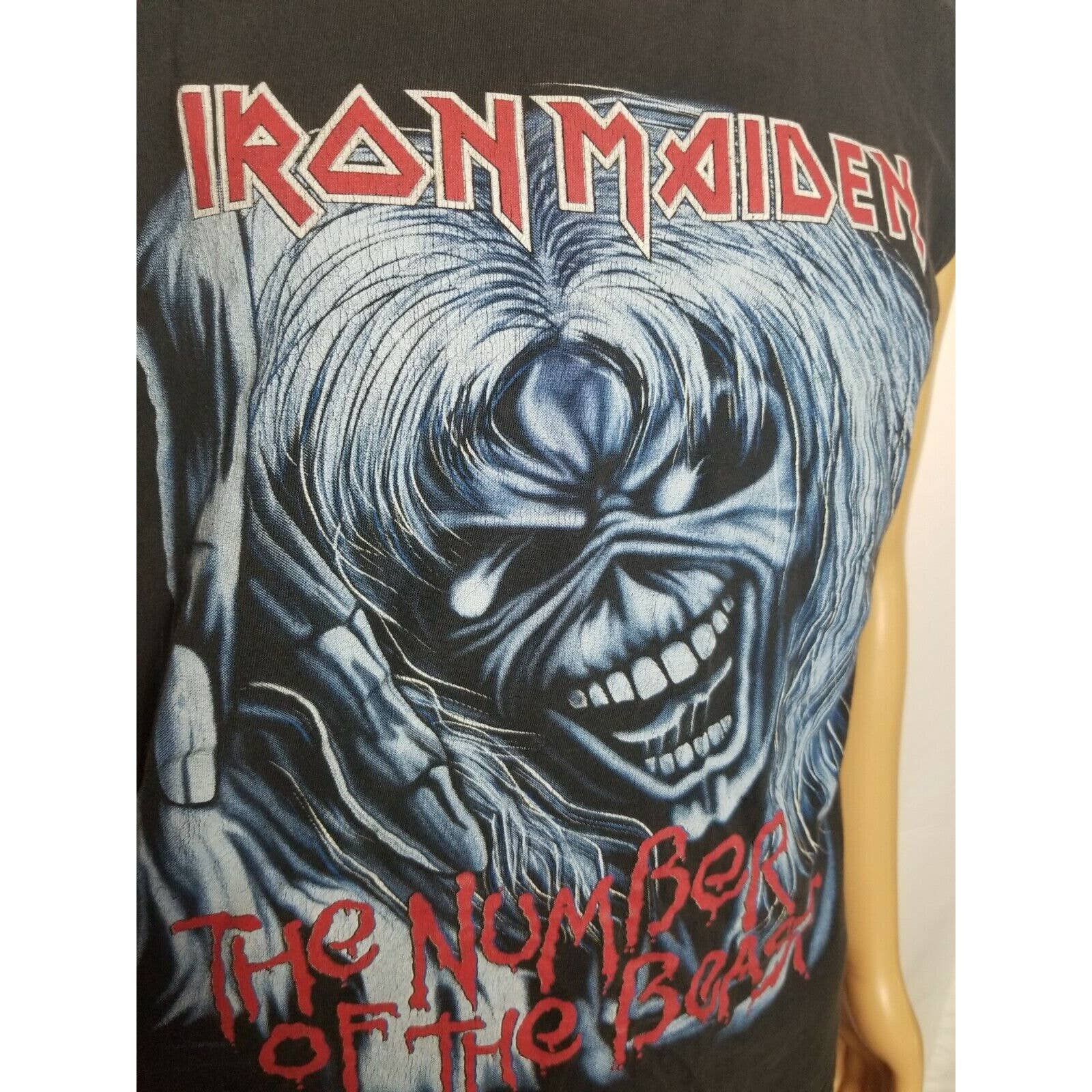 Vintage Vintage Iron Maiden Number Of The Beast Peace of Mind Eddie Size US M / EU 48-50 / 2 - 6 Thumbnail