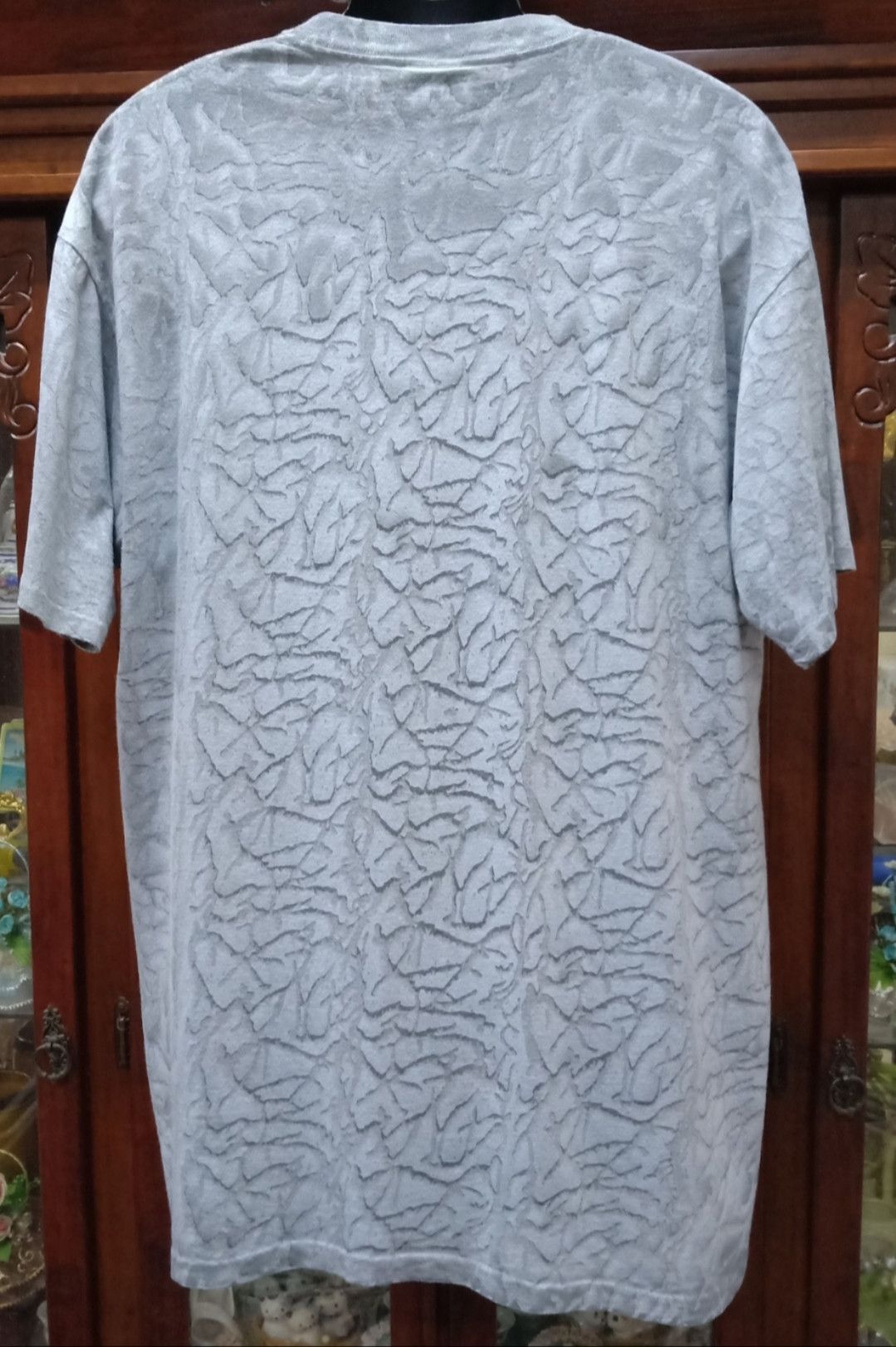 Vintage Vintage Oneita Grey T-shirt Size US XL / EU 56 / 4 - 3 Thumbnail