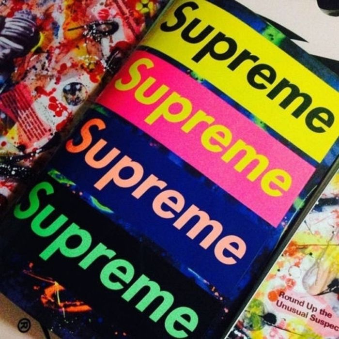 Supreme SUPREME BOX LOGO STICKER SHEET Rammellzee Book vol 6 Grailed