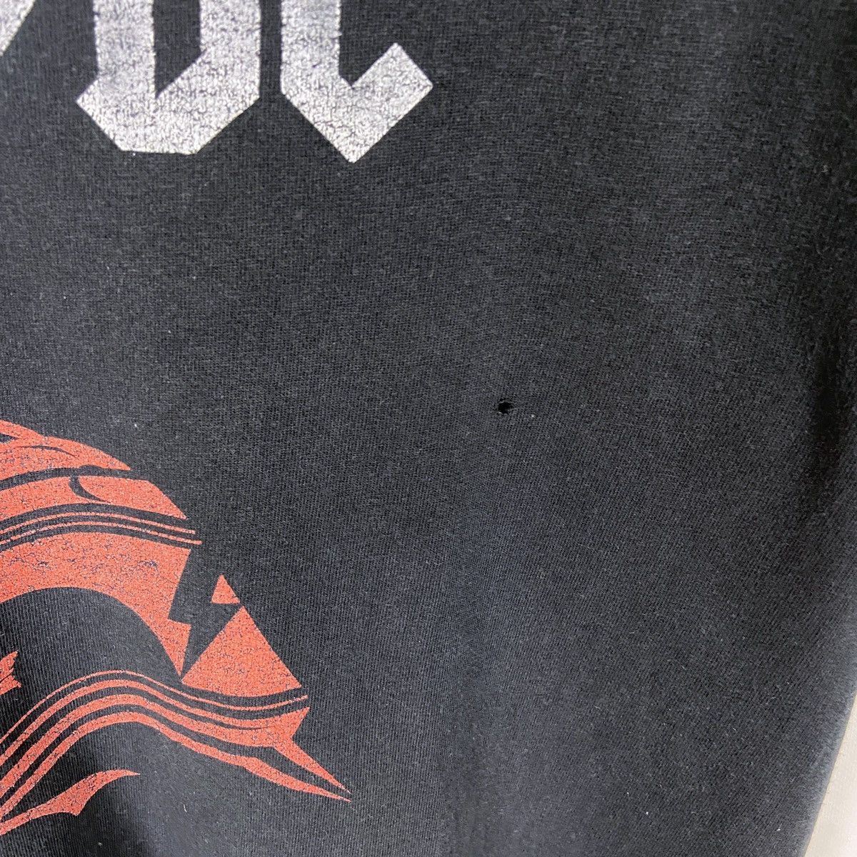 Vintage Vintage 00s Distressed AC/DC Rock & Roll train rock band tee Size US L / EU 52-54 / 3 - 9 Thumbnail